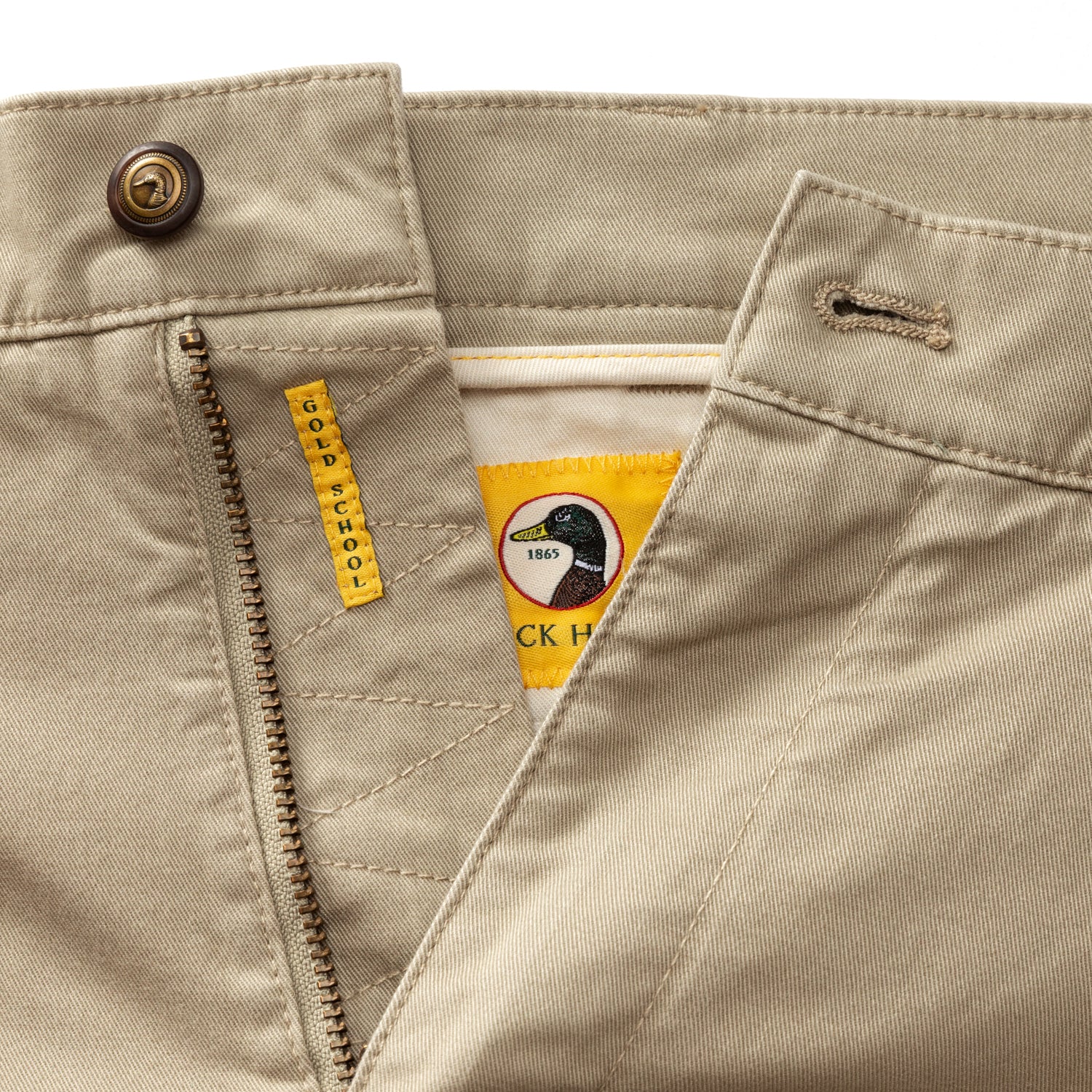 5" Gold School Chino Short - Khaki - Image 5