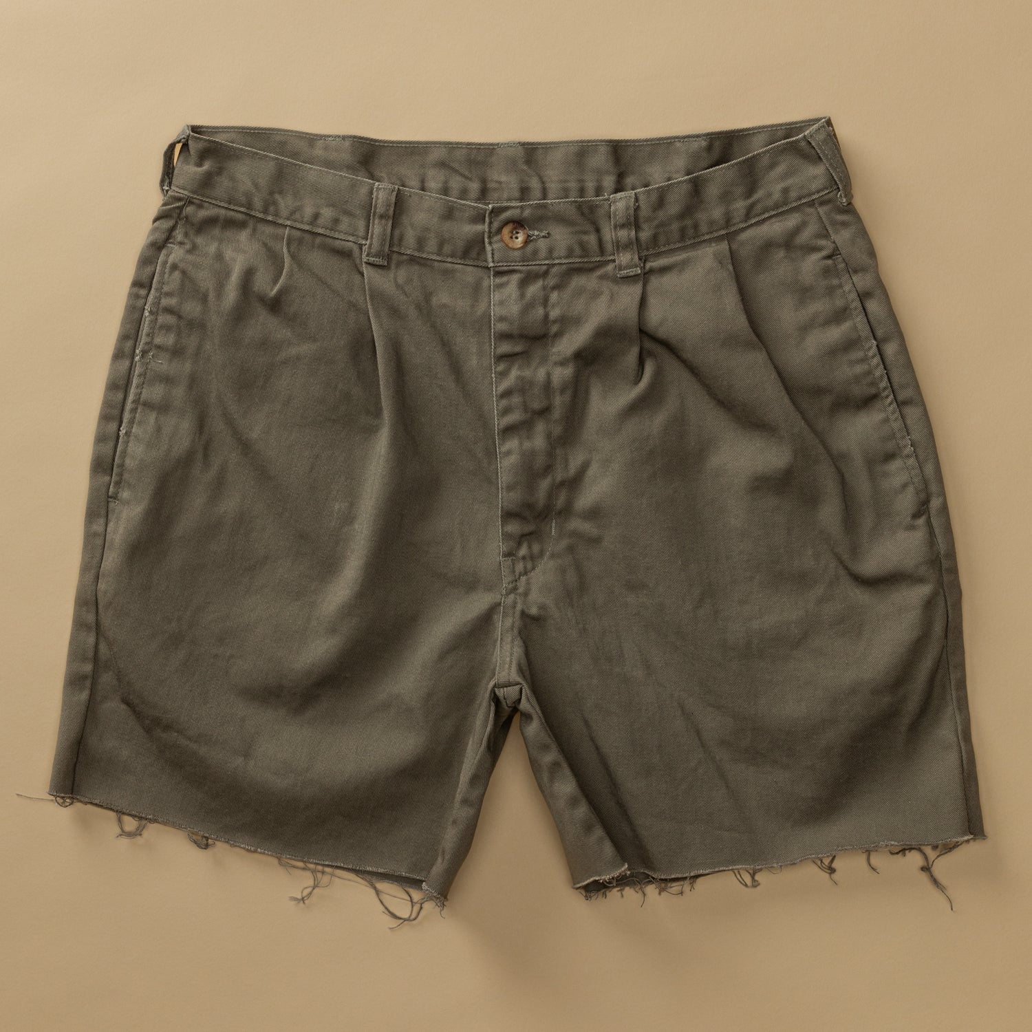 Pleated Cut Off Chino Short 32W - Duck Head Vintage - Image 2