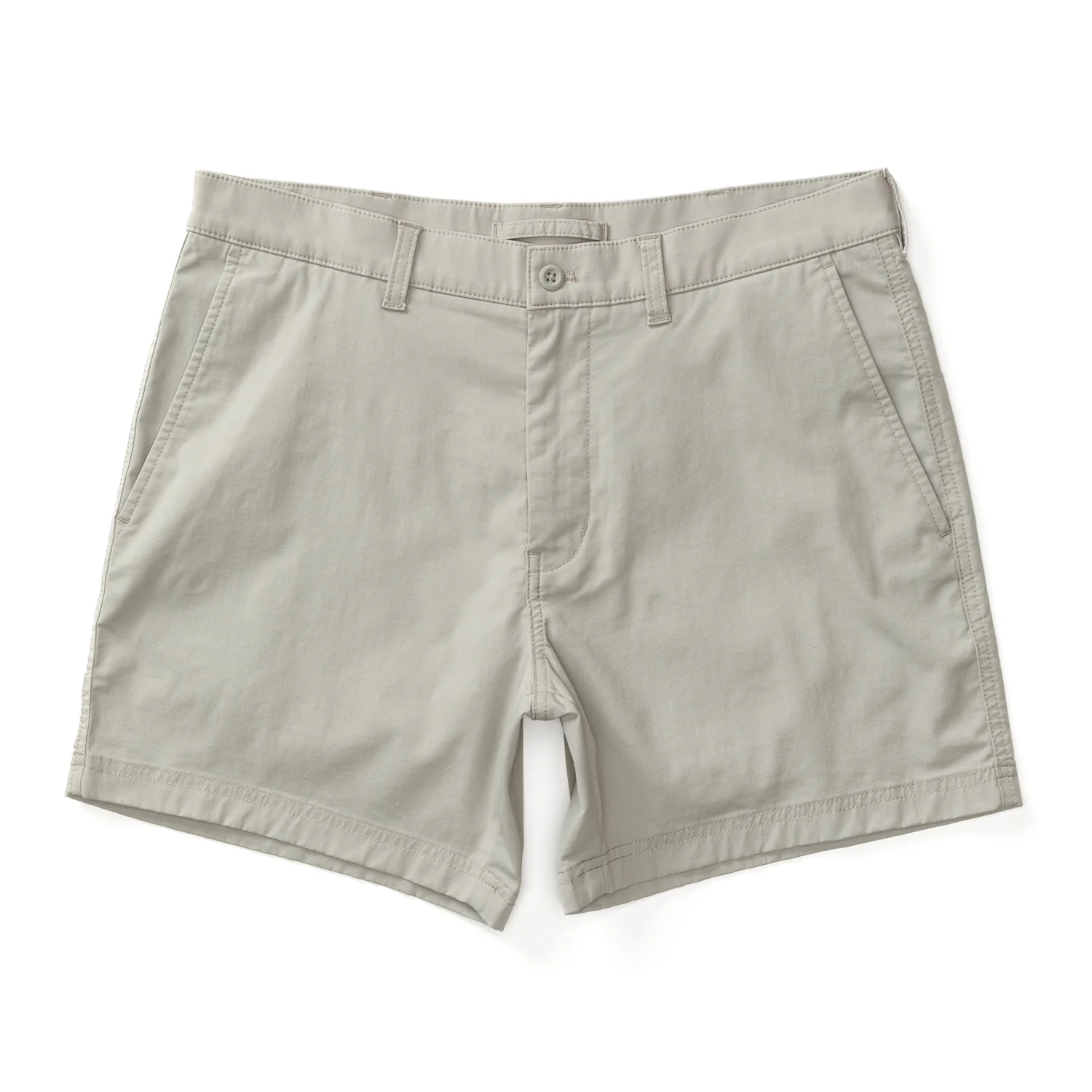 6" Harbor Performance Short - Limestone Grey - Image 4