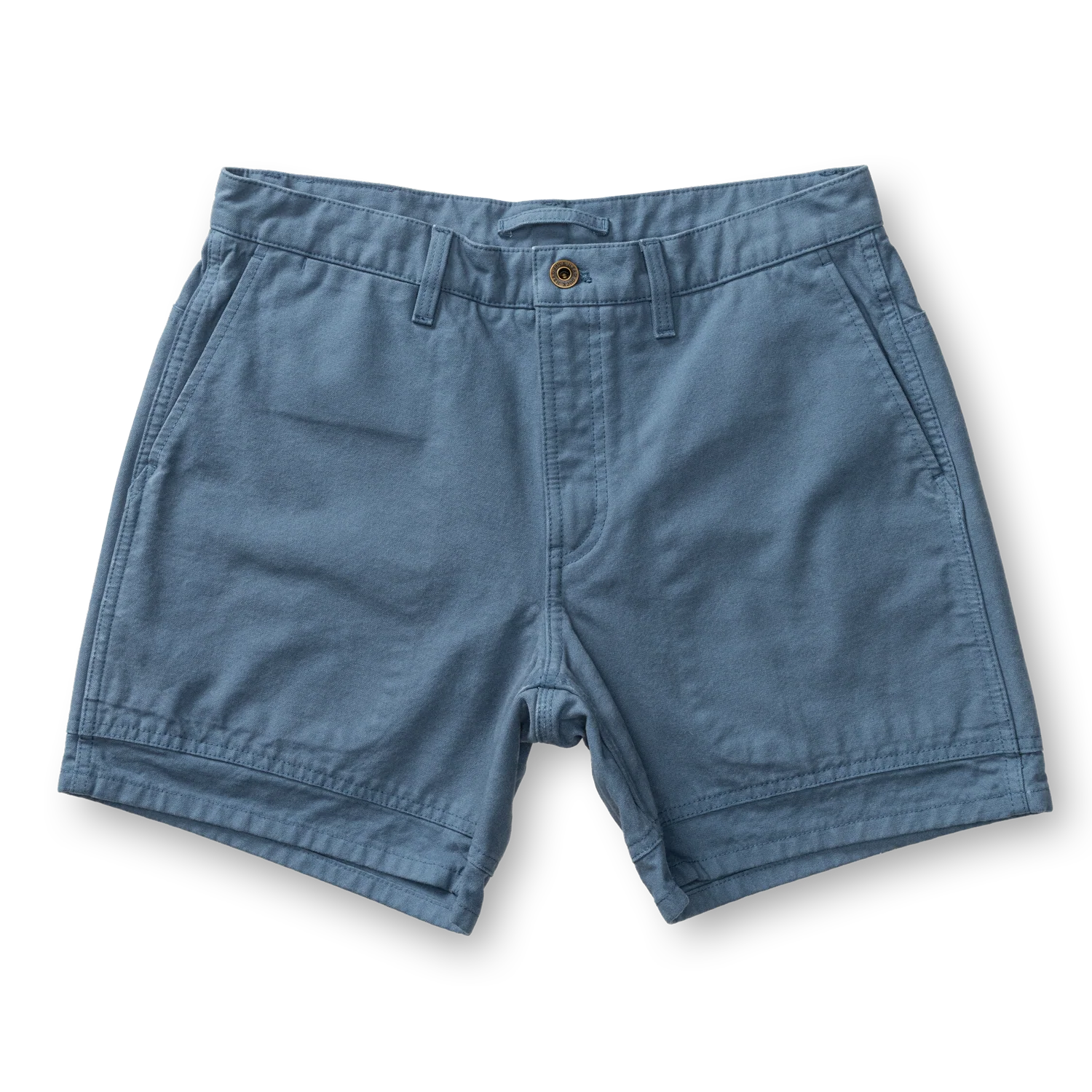 6" Garment Dyed Duck Canvas Short - Vintage Blue - Image 3