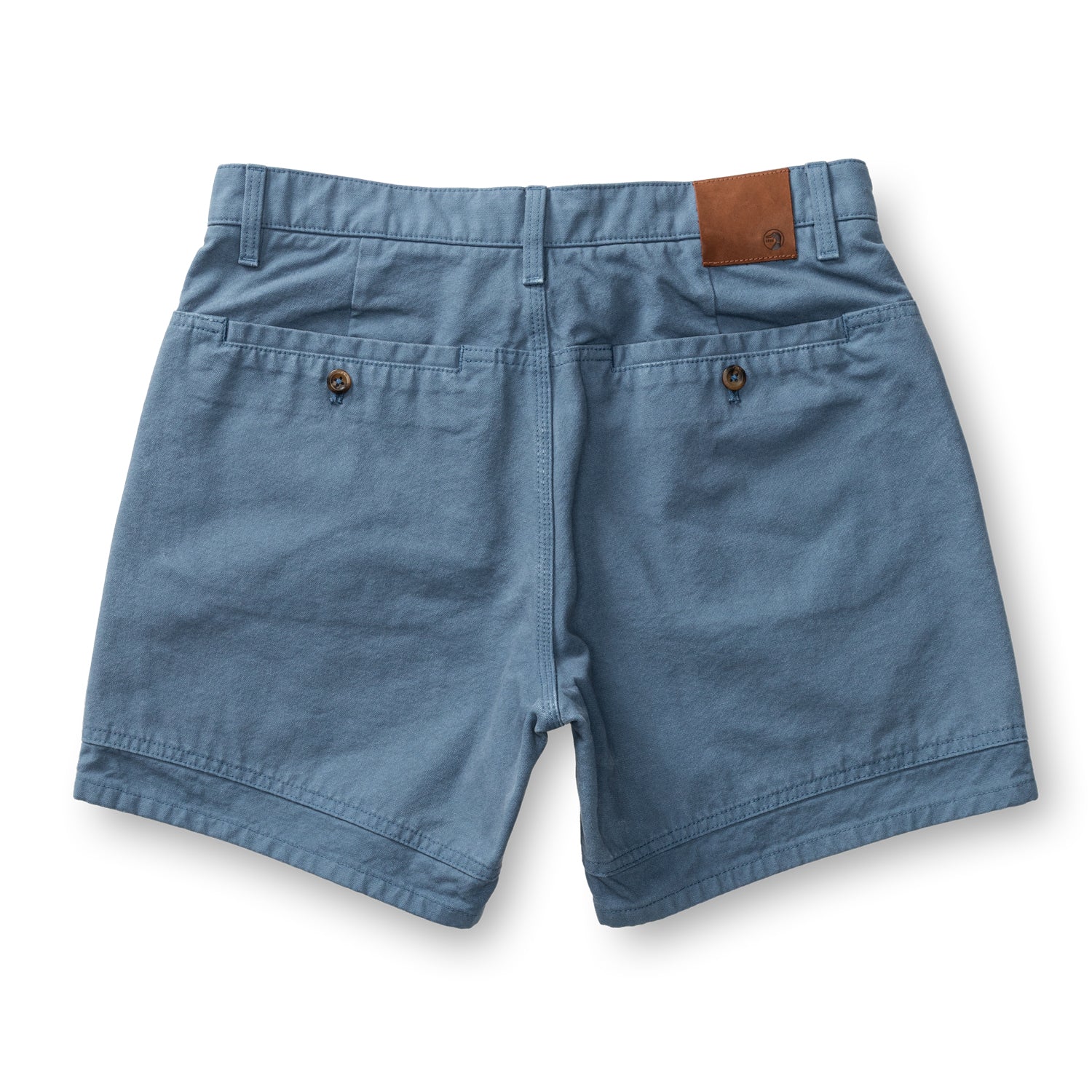 6" Garment Dyed Duck Canvas Short - Vintage Blue - Image 4