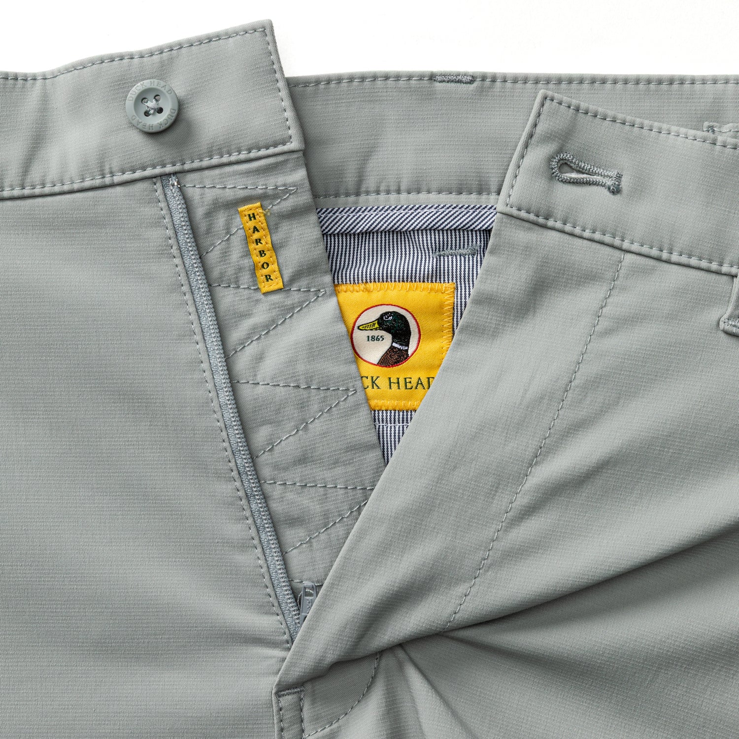 6" Harbor Performance Short - Quarry Grey - Image 4