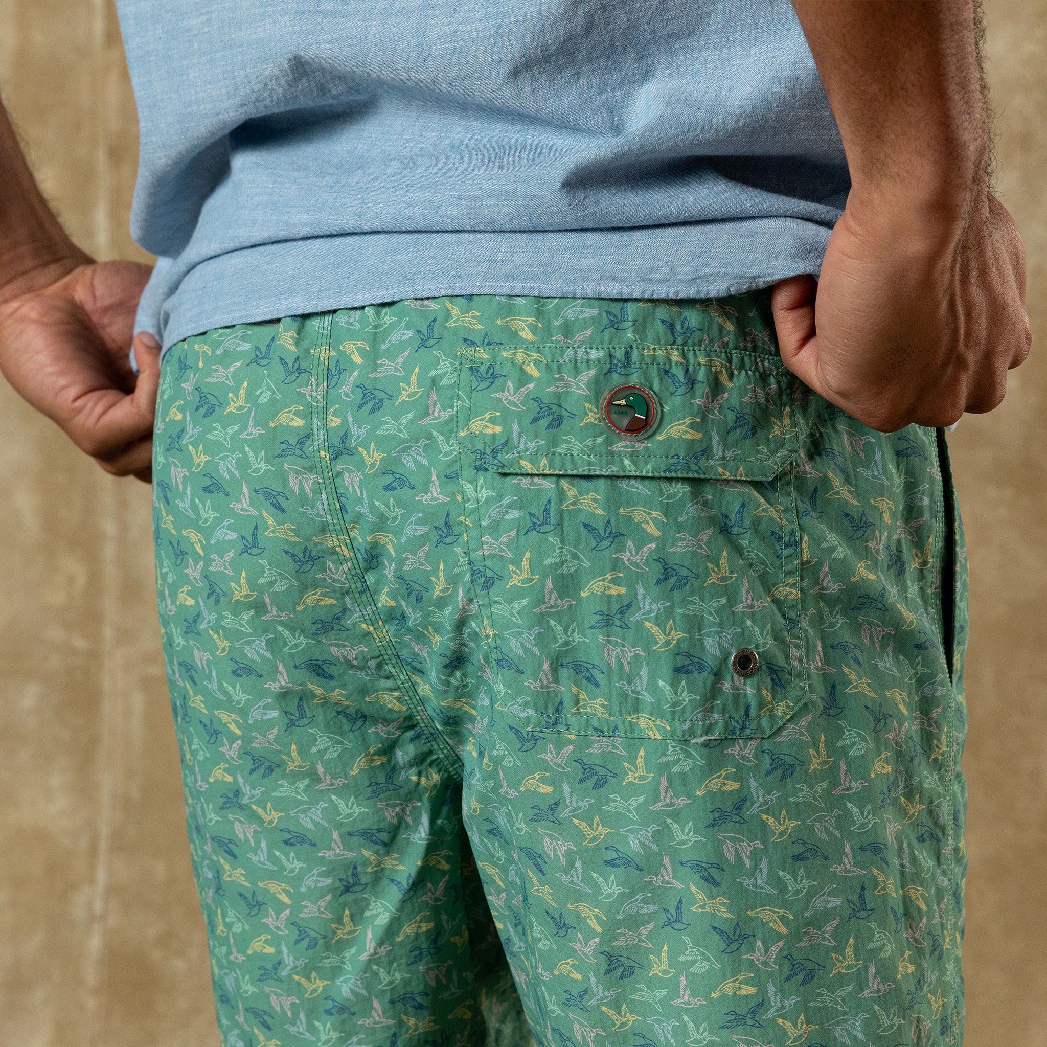6" Sailport Swim Short - Aspen Green - Image 3