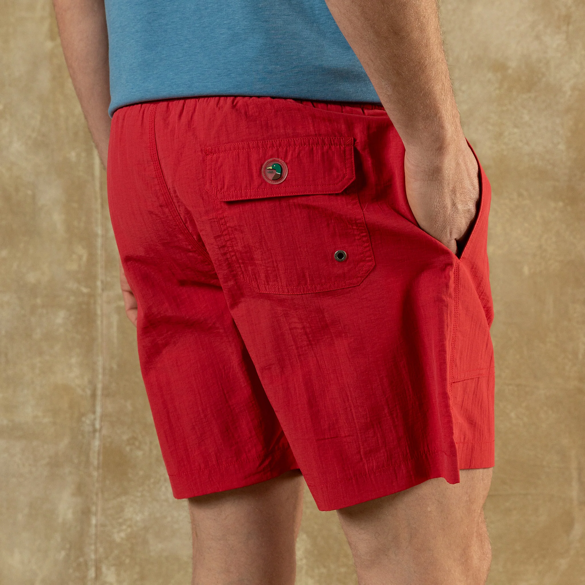 6" Sailport Swim Short - Classic Red - Image 3