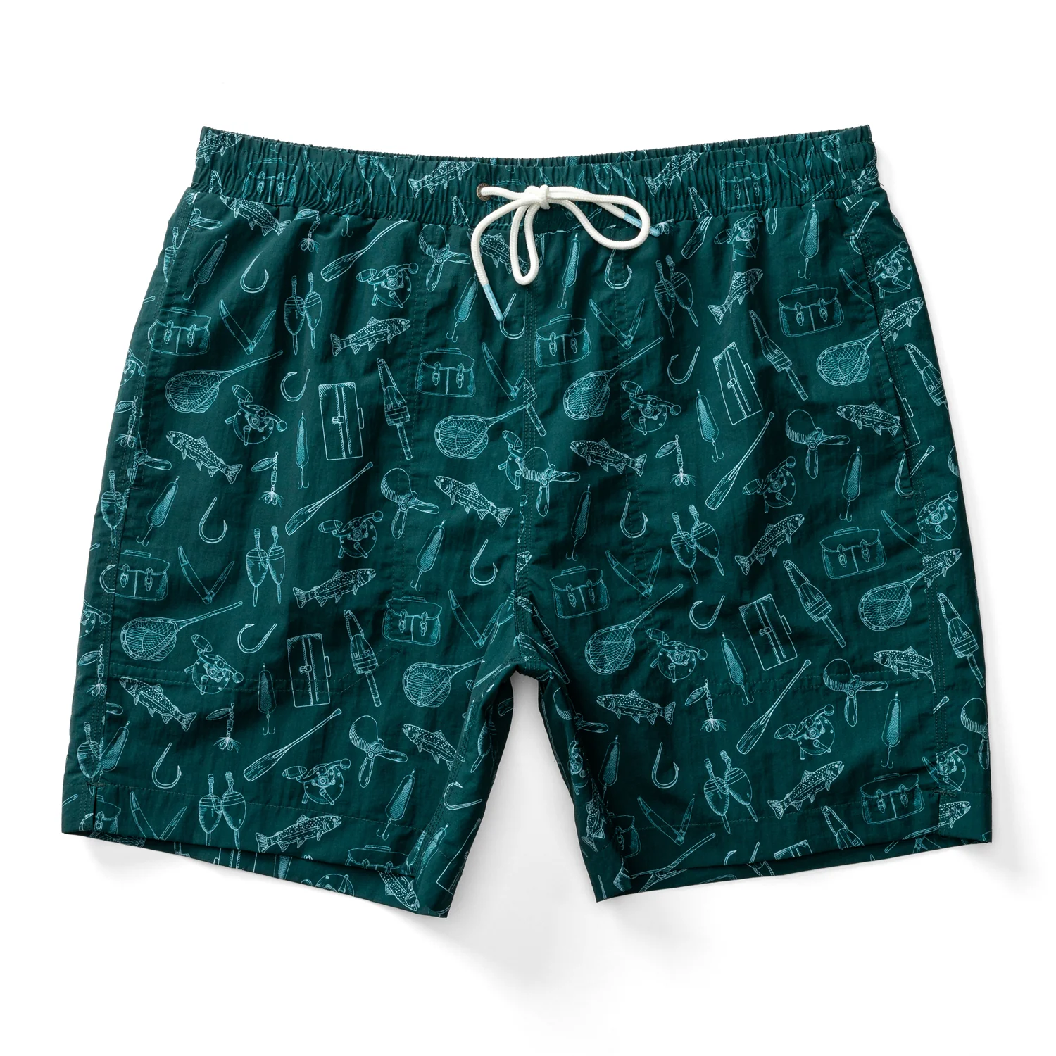 6" Sailport Swim Short - Midnight Teal - Image 4