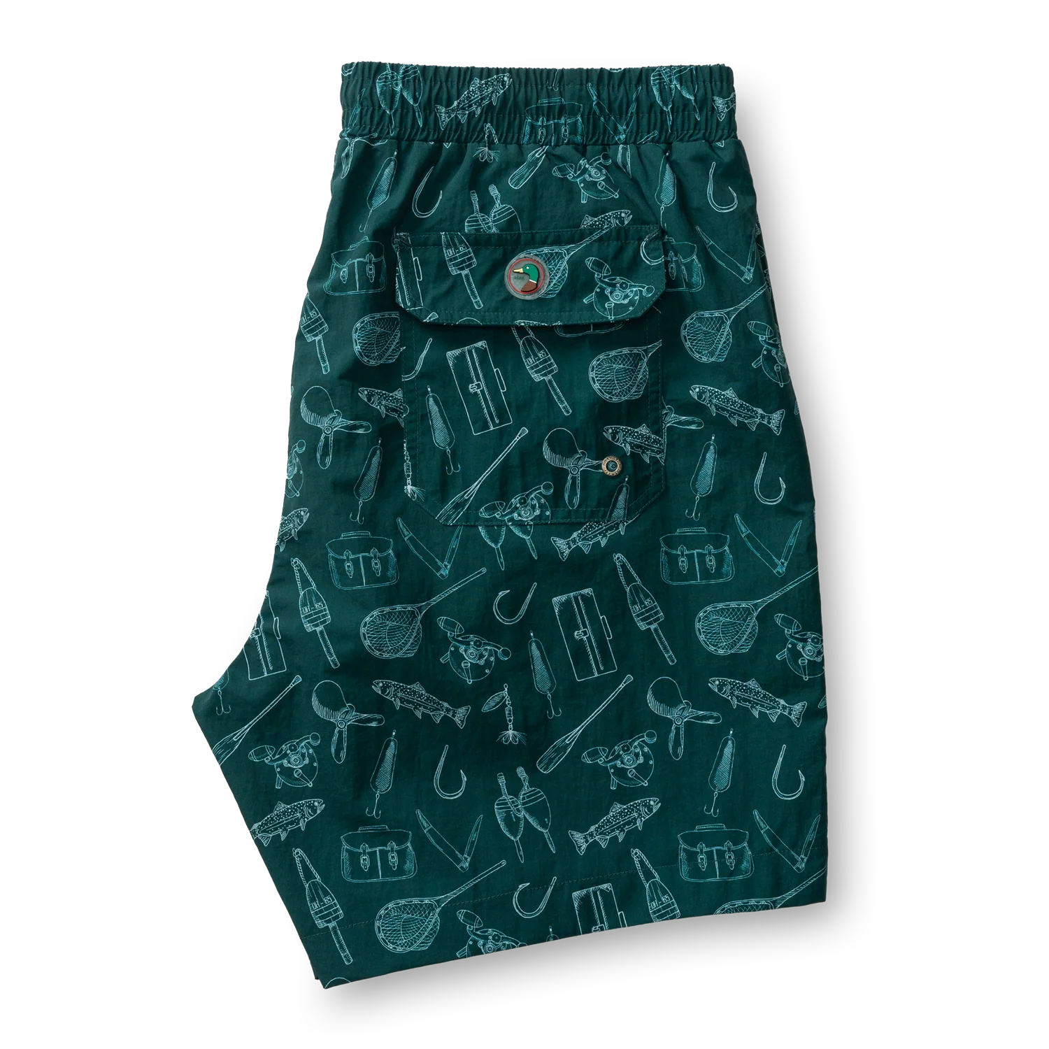 6" Sailport Swim Short - Midnight Teal - Image 6