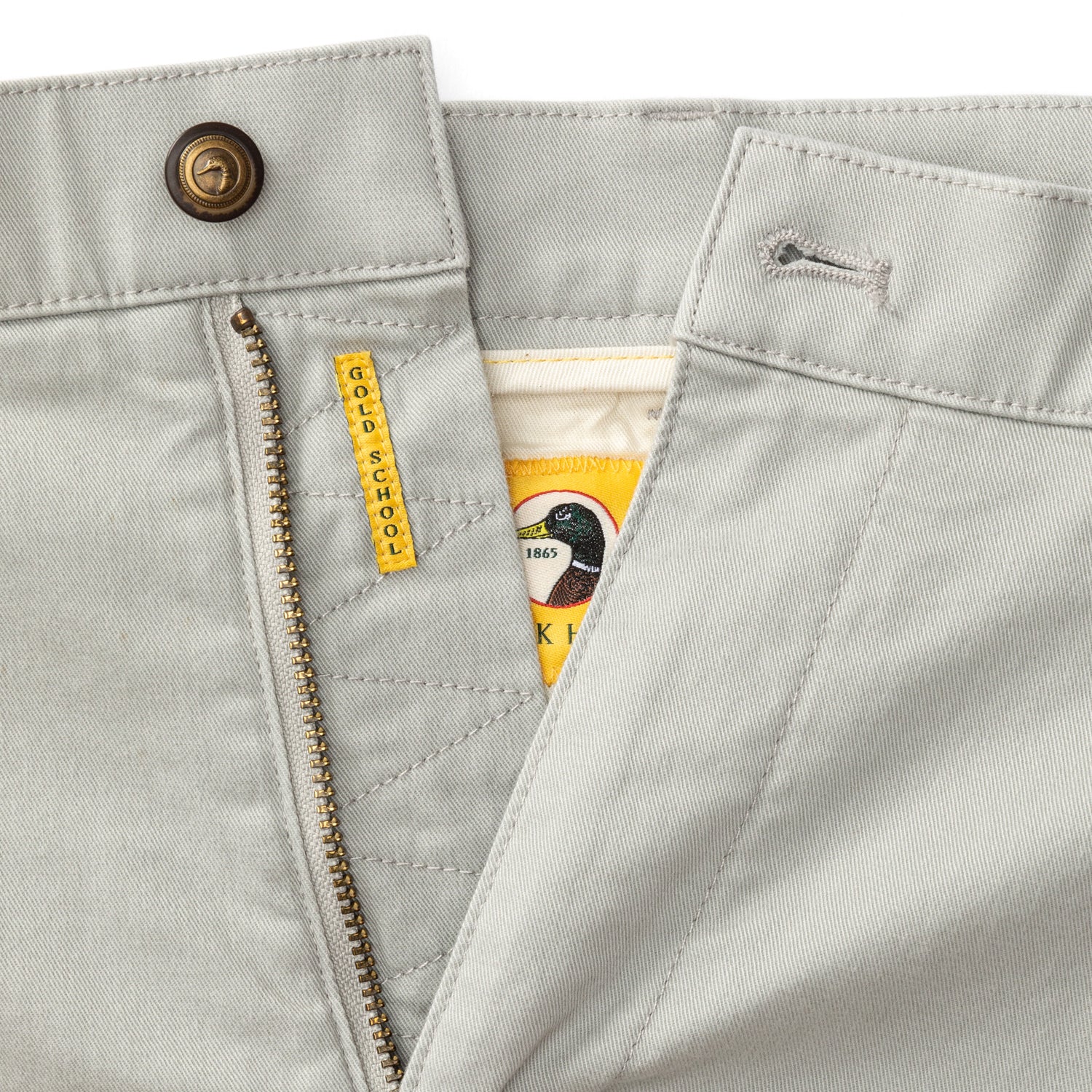 7" Gold School Chino Short - Greystone - Image 5