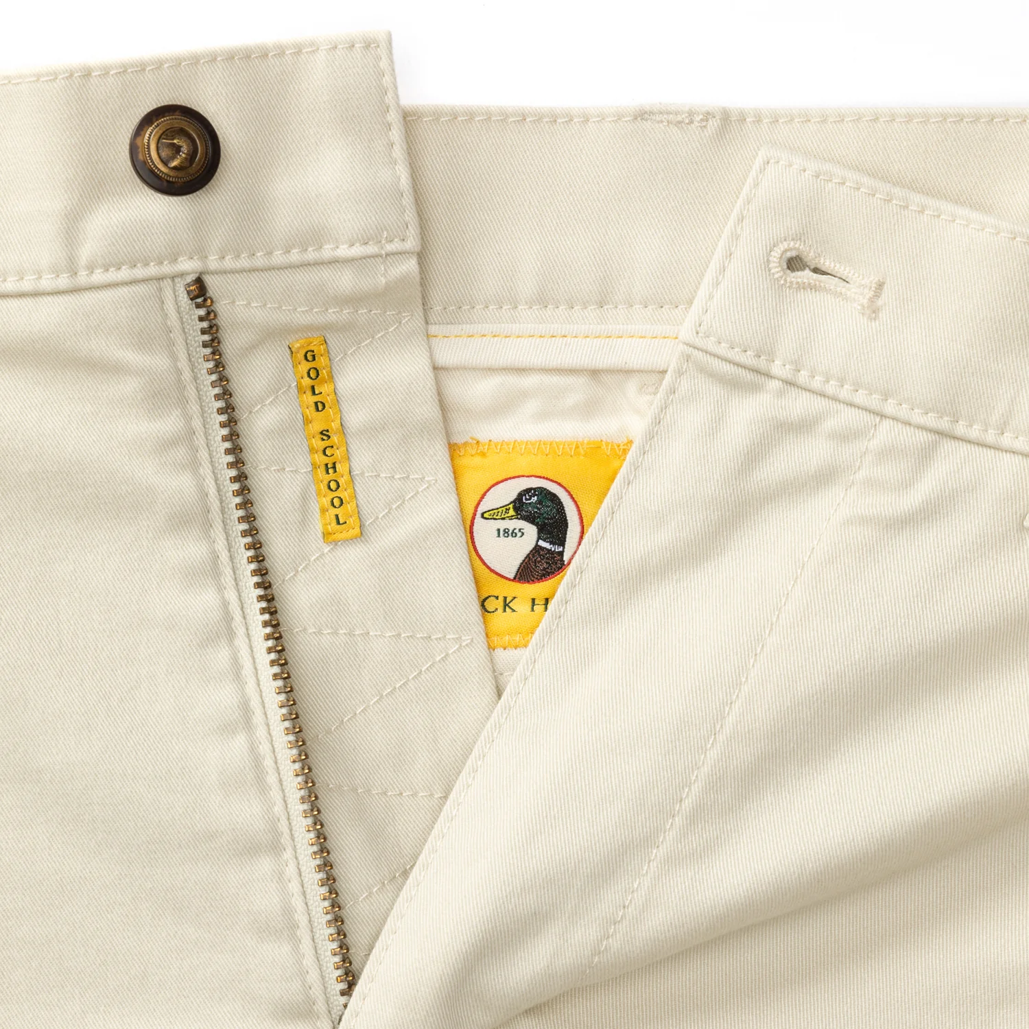 7" Gold School Chino Short - Stone Gold Patch - Image 5