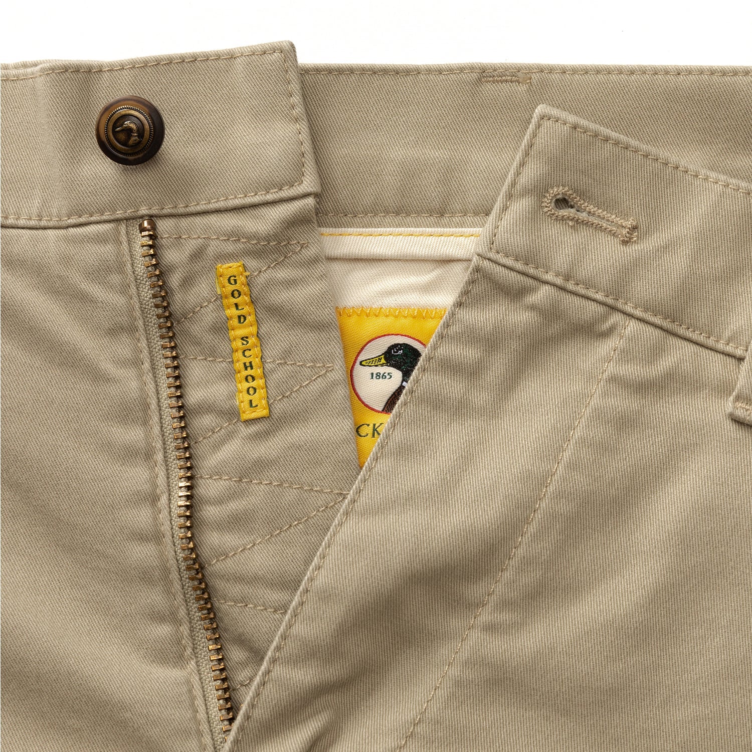 7" Gold School Chino Short - Khaki - Image 5