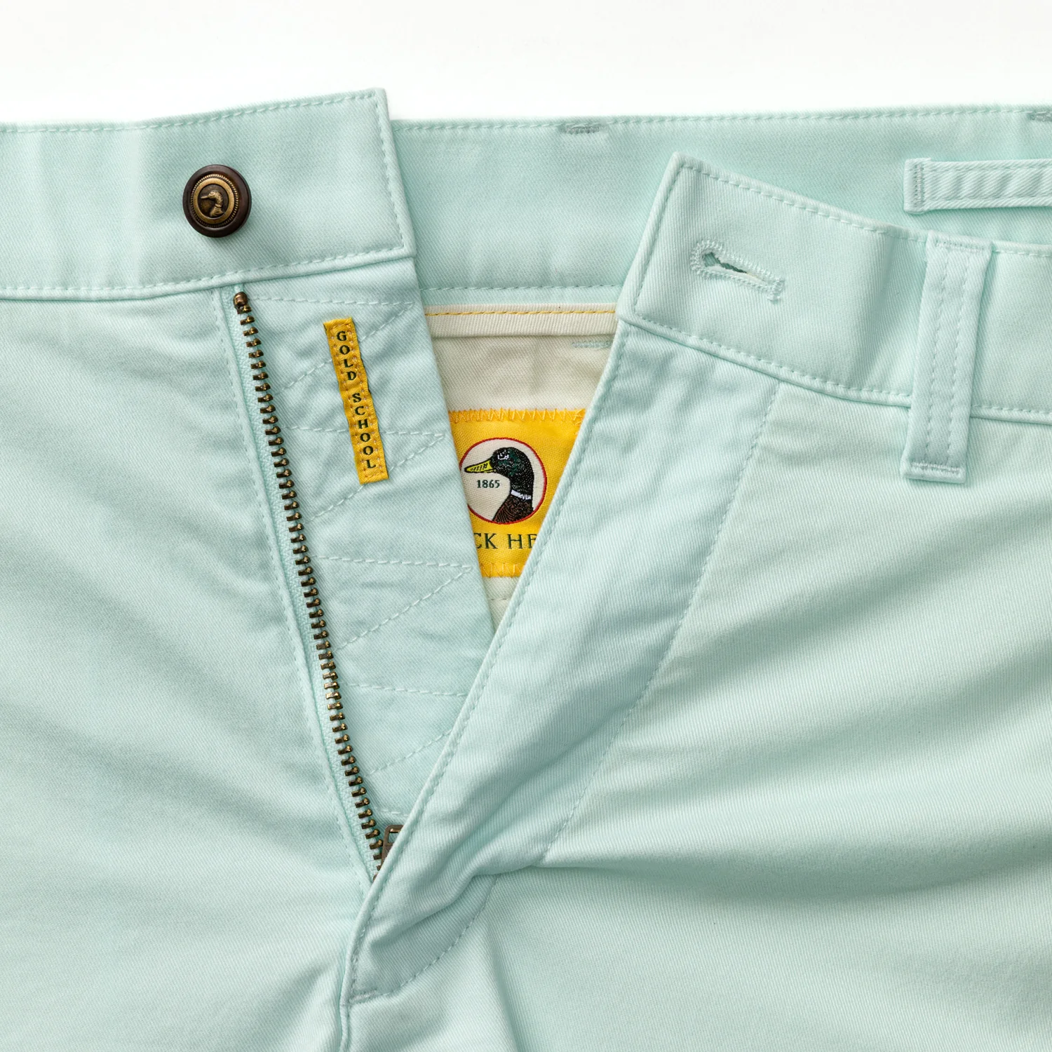 7" Gold School Chino Short - Icy Blue - Image 4