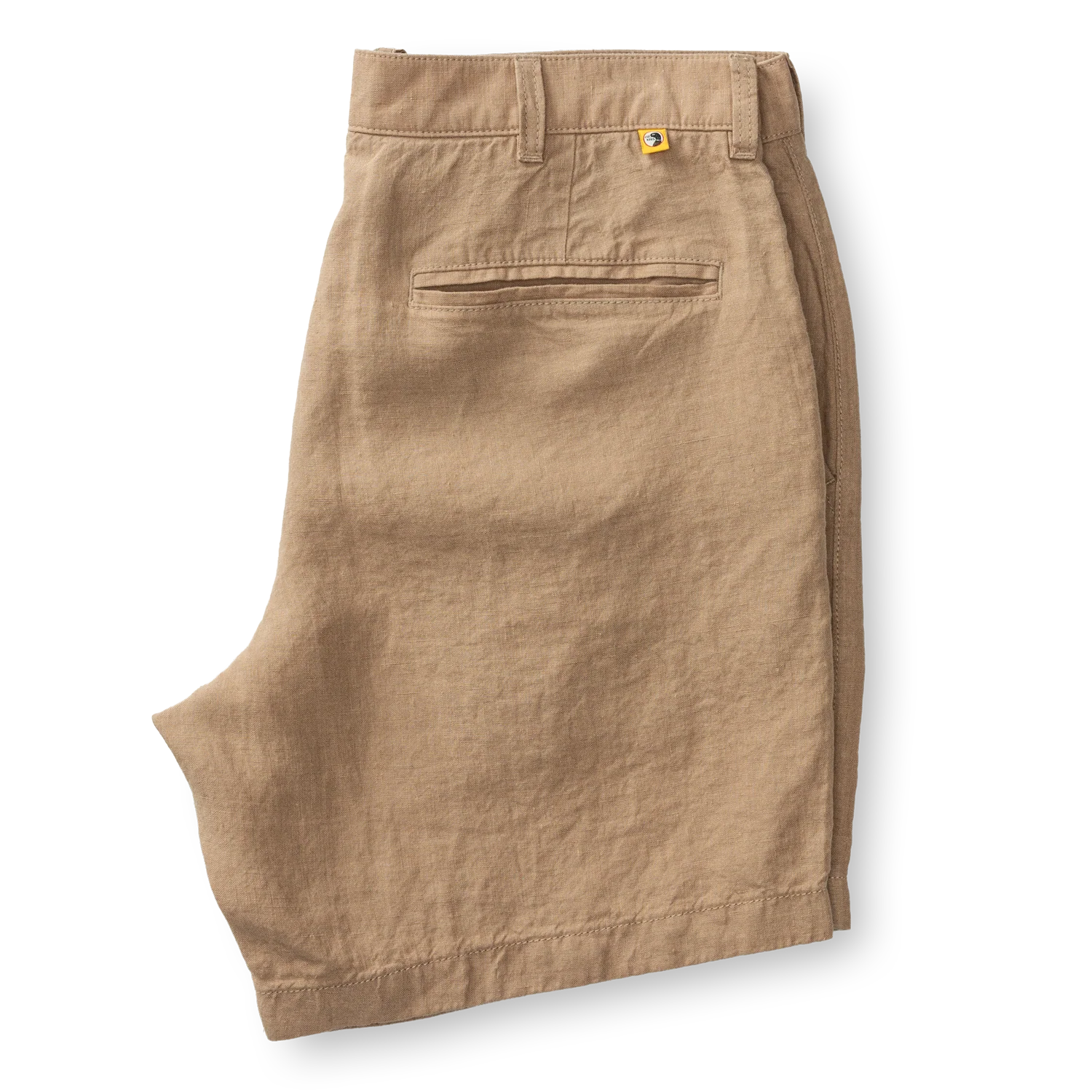 7" Gold School Linen Chino Short - Clay - Image 3