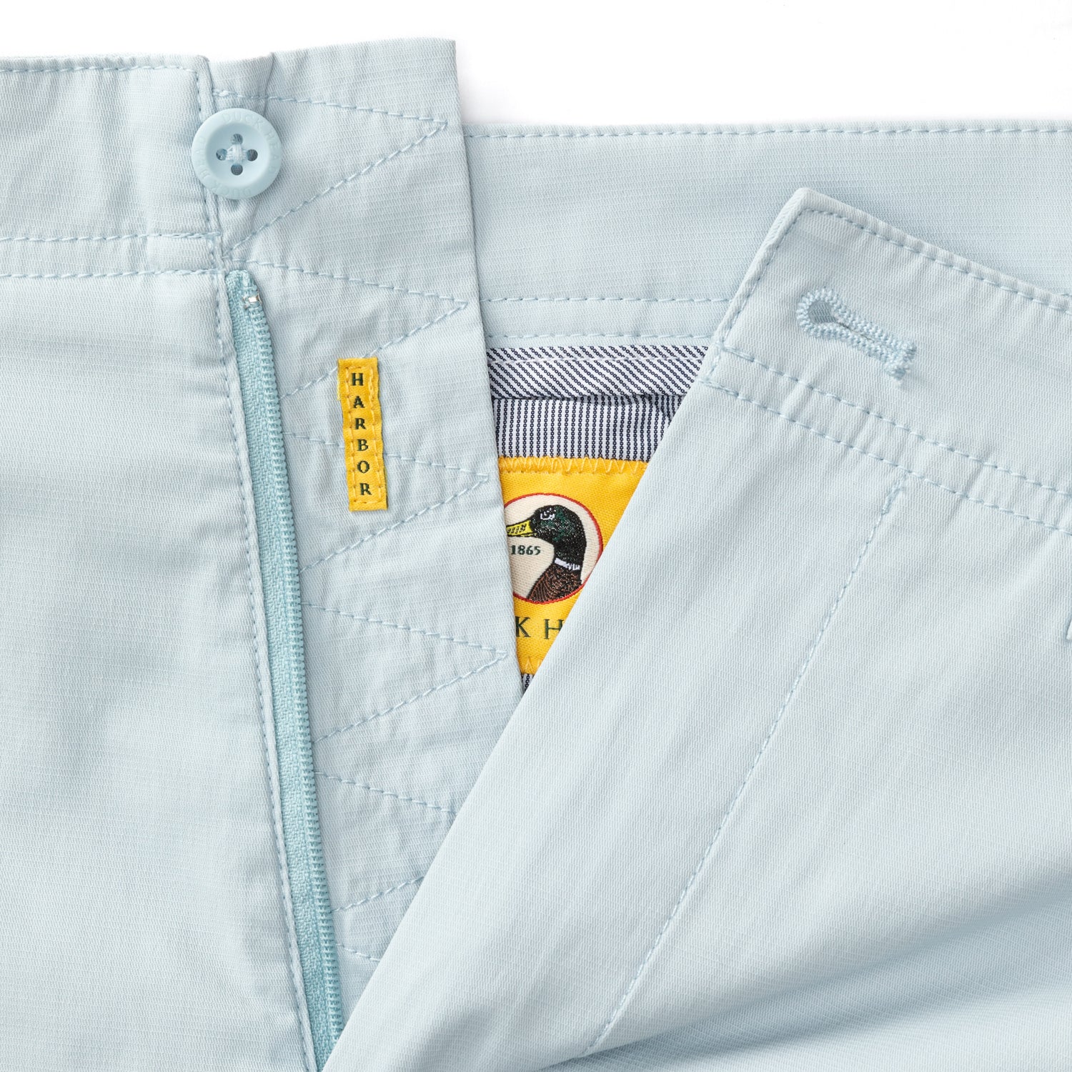 8" Harbor Performance Short - Light Blue - Image 5