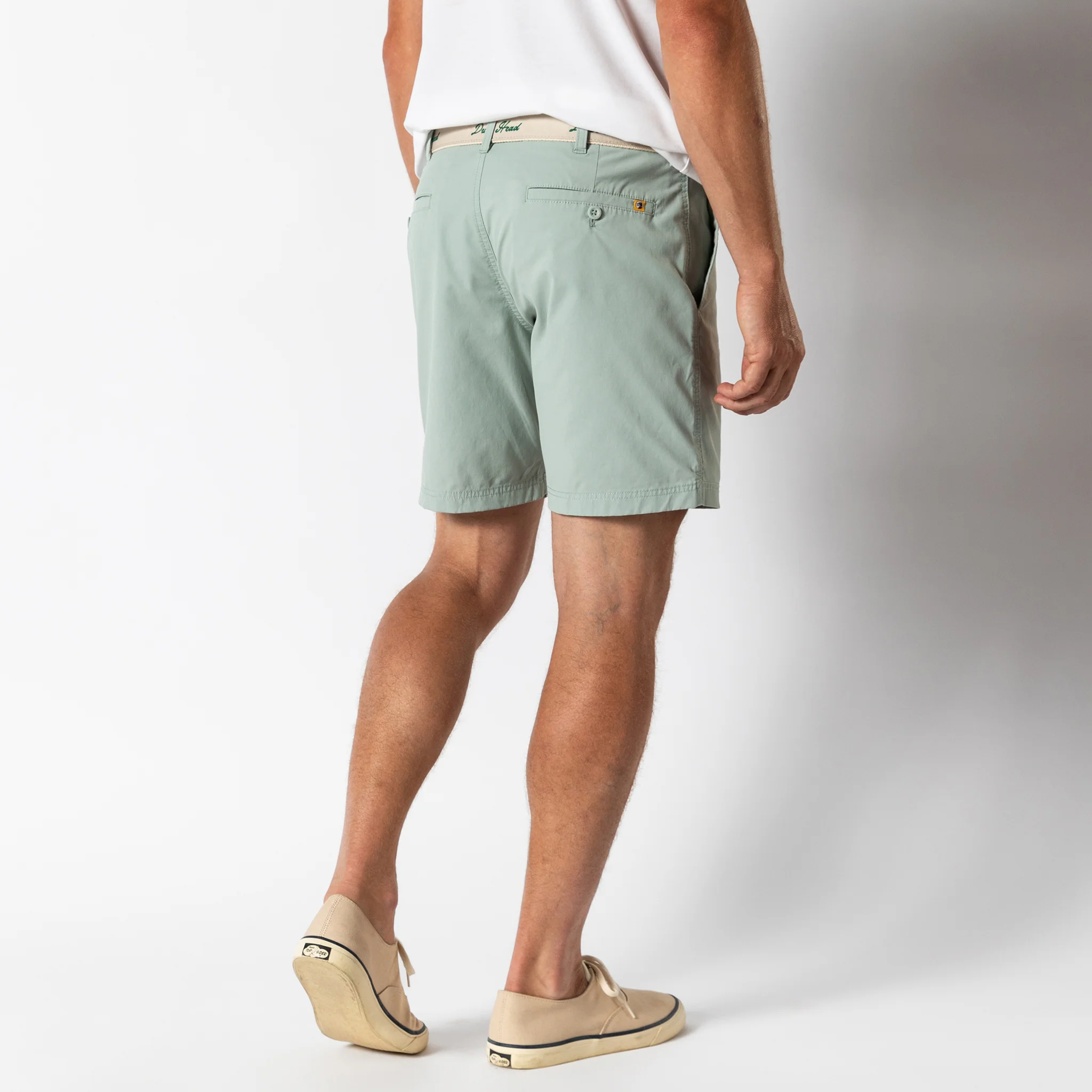 8" Harbor Performance Short - Shadow Green - Image 3