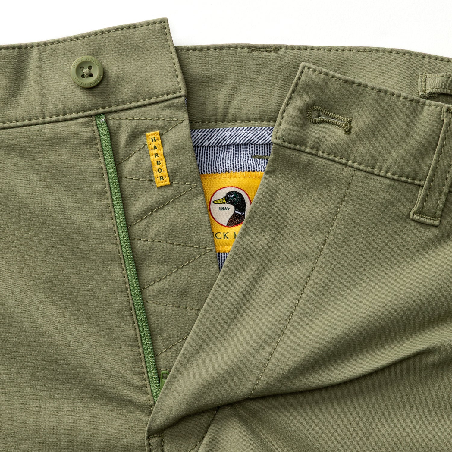 8" Harbor Performance Short - Oil Green - Image 4