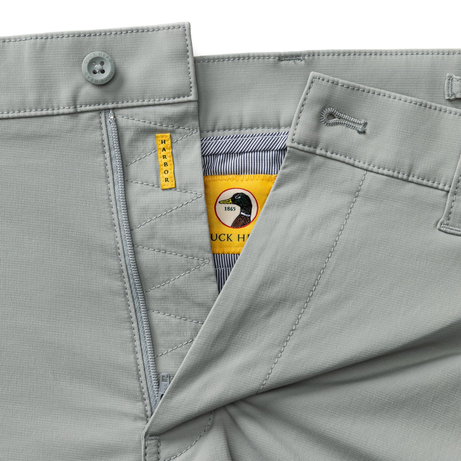 8" Harbor Performance Short - Quarry Grey - Image 4