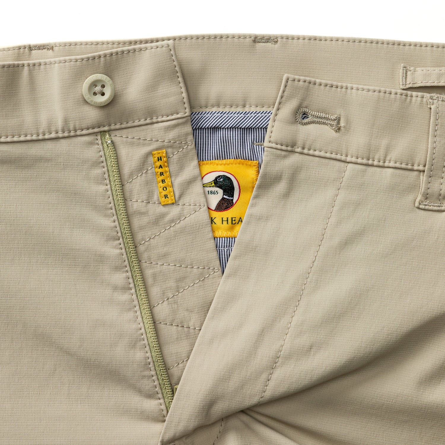 8" Harbor Performance Short - Sandstone - Image 4