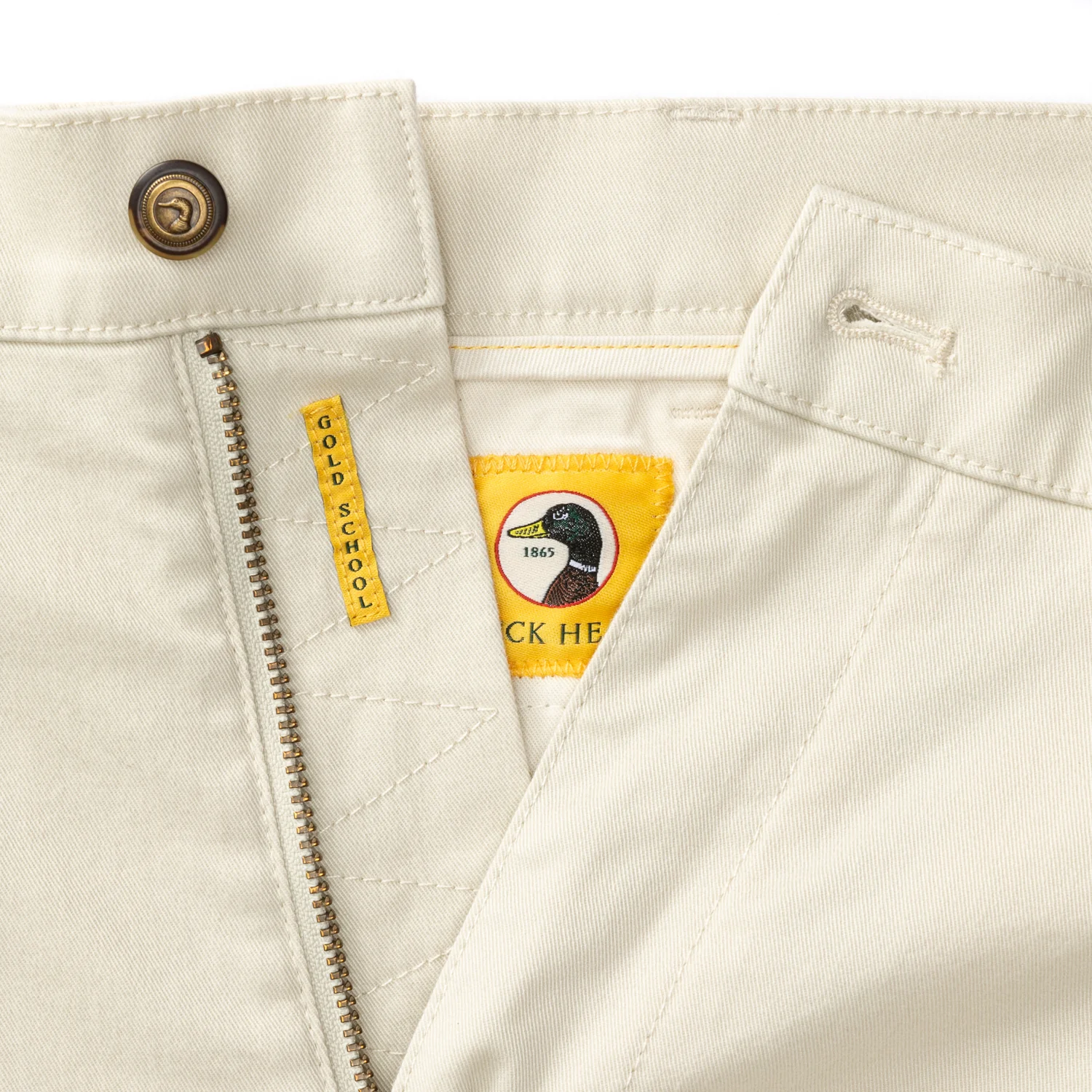 9" Gold School Chino Short - Stone Gold Patch - Image 6