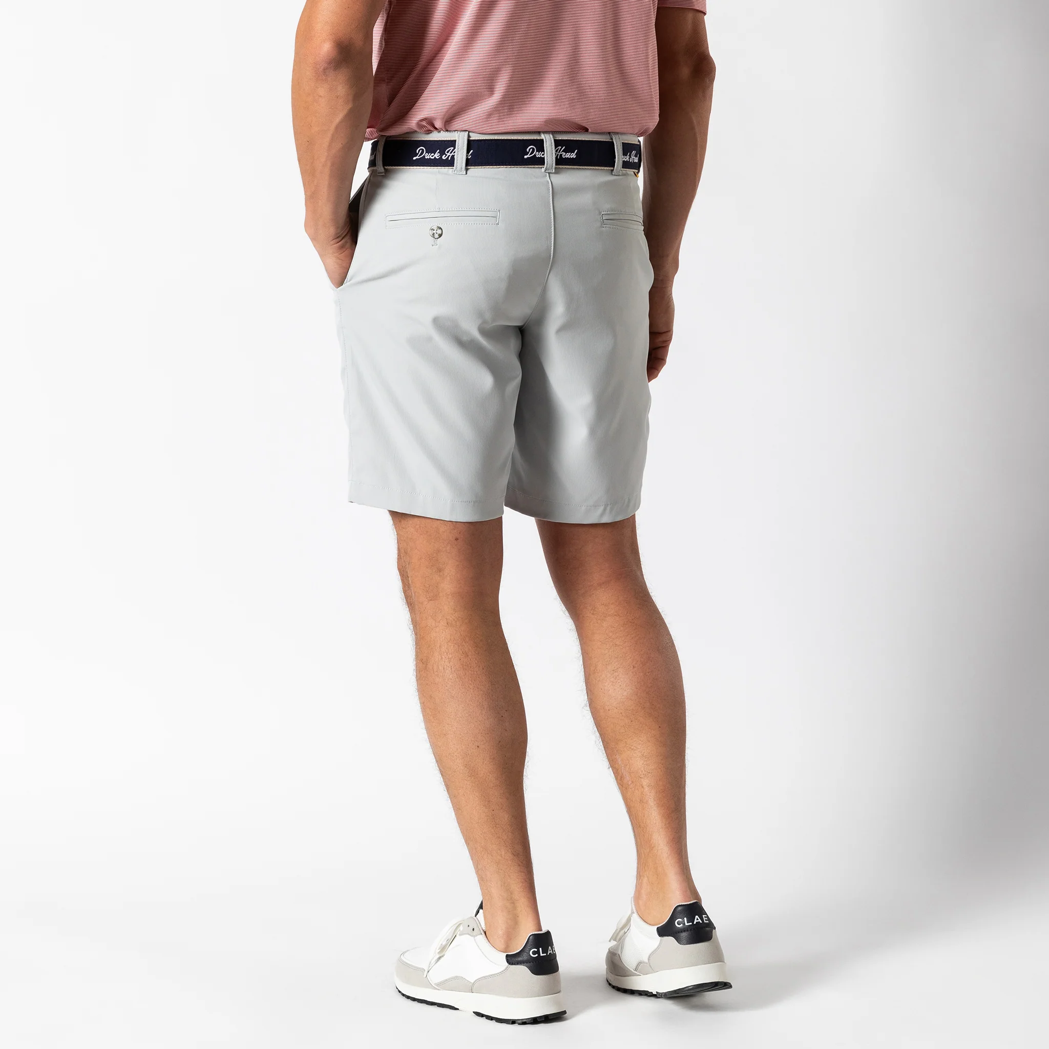 9" Long Drive Performance Short - Mist Grey - Image 2