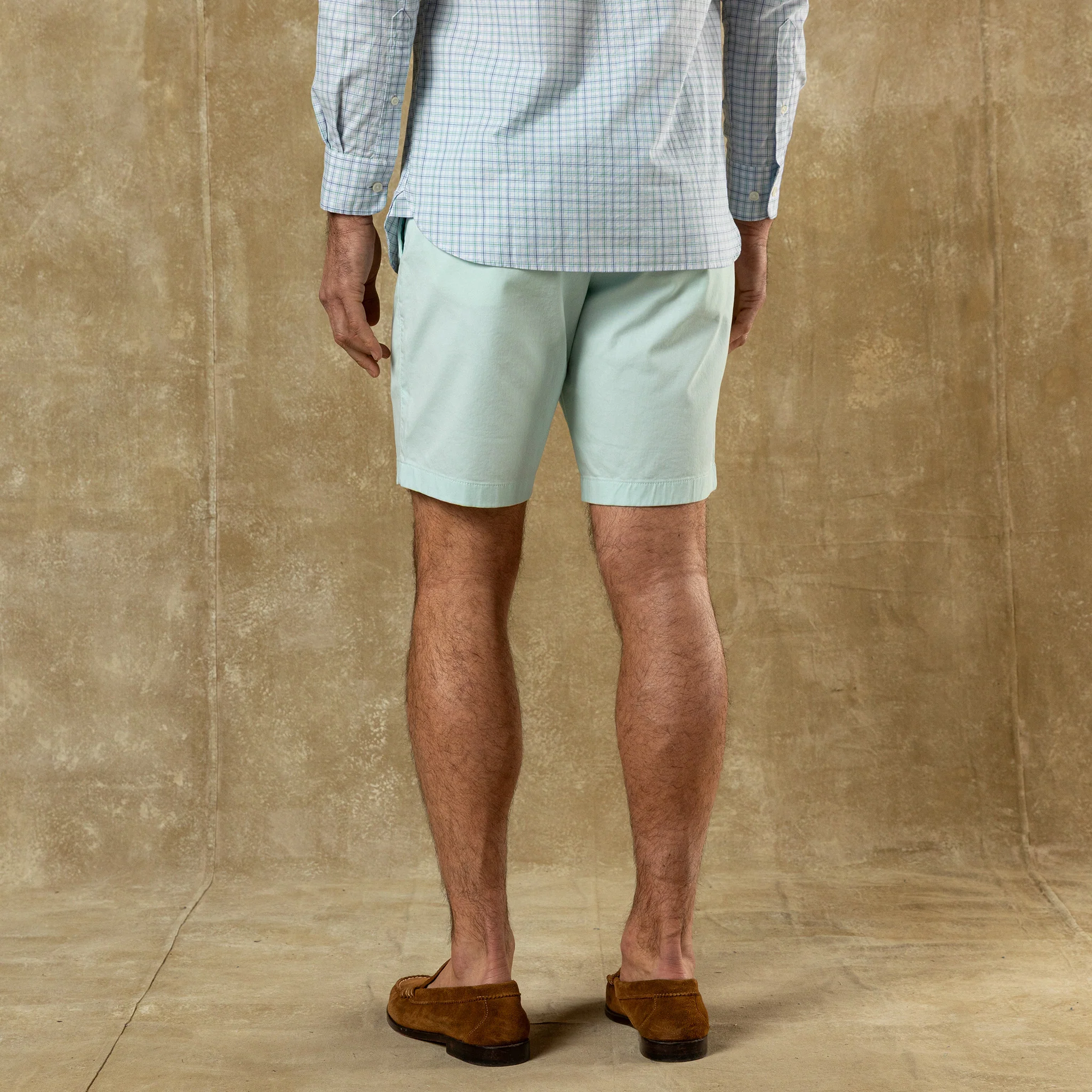 9" Gold School Chino Short - Icy Blue - Image 2