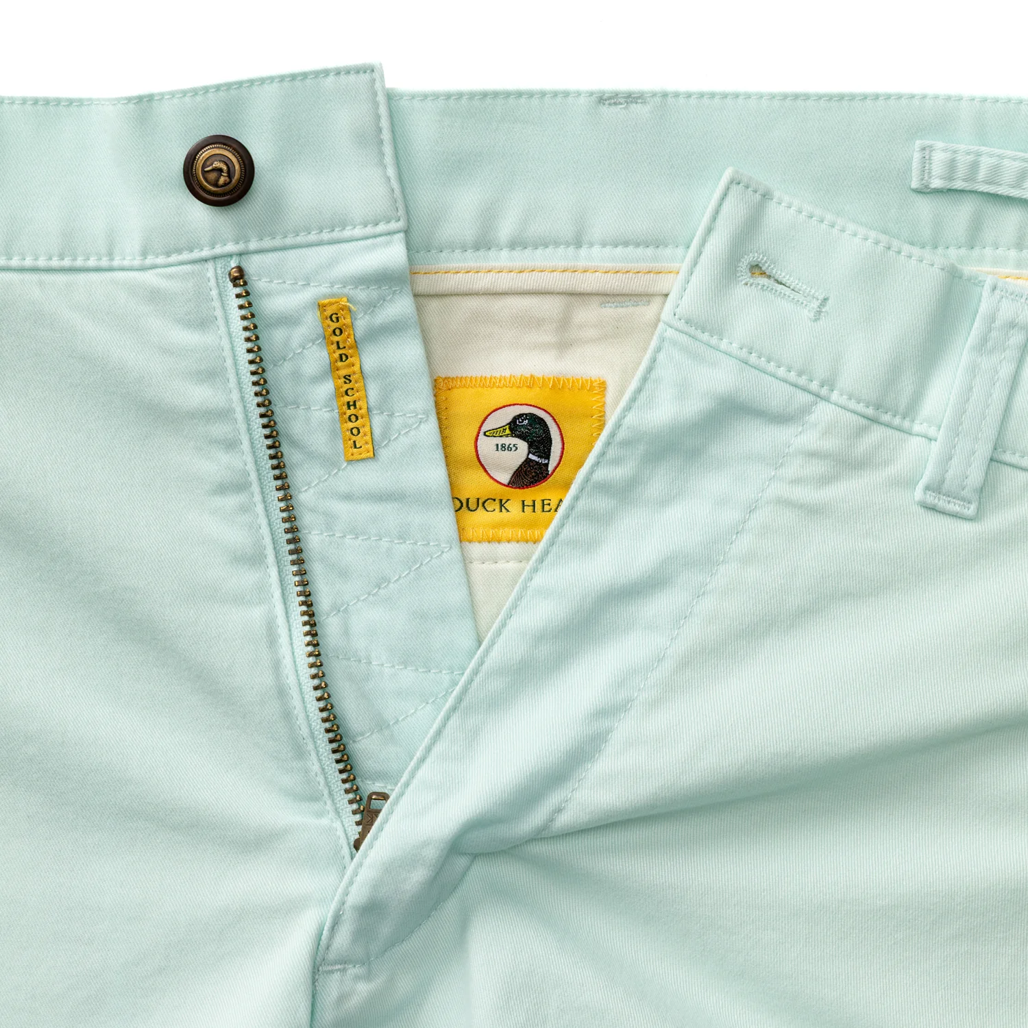 9" Gold School Chino Short - Icy Blue - Image 4