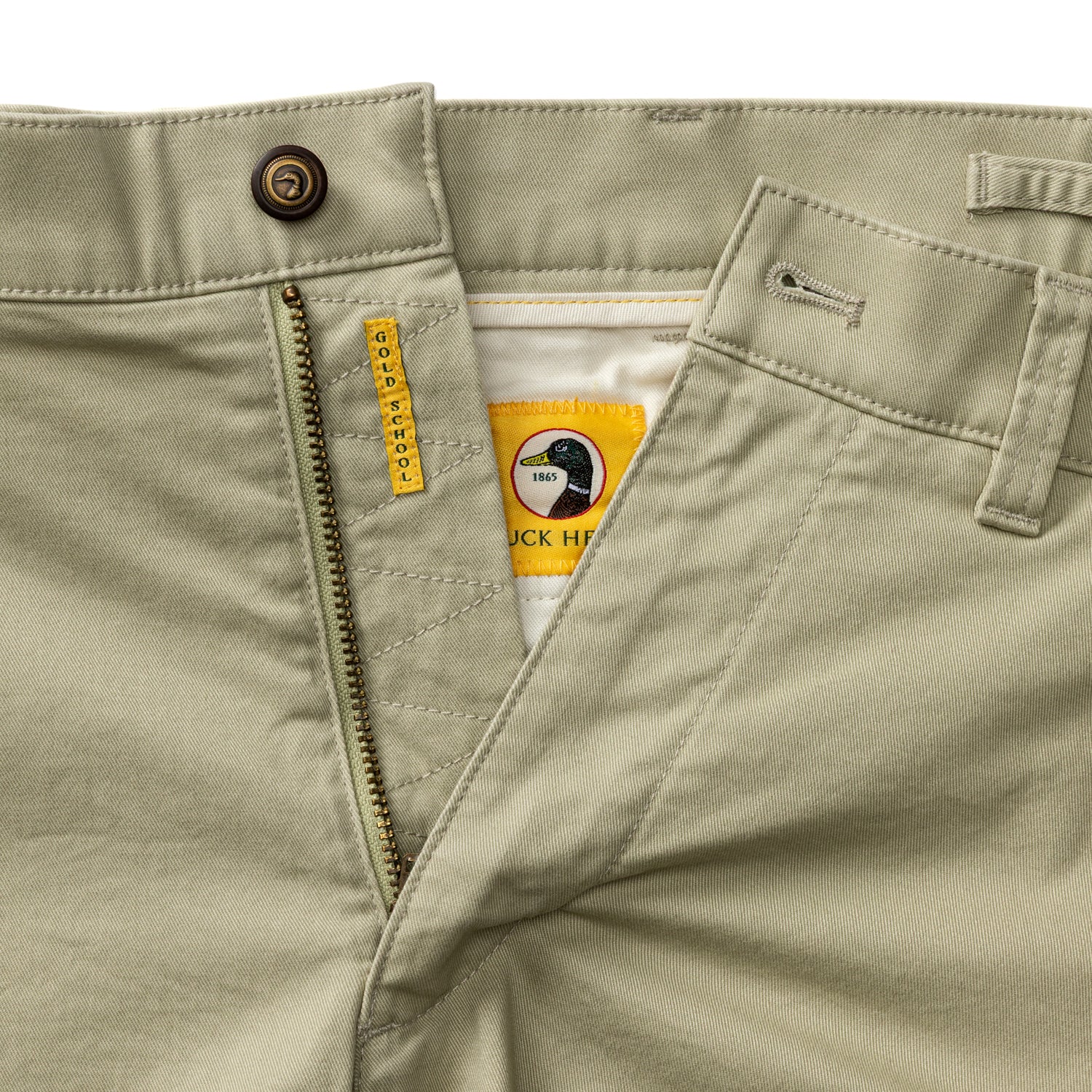 9" Gold School Chino Short - Sandstone - Image 4