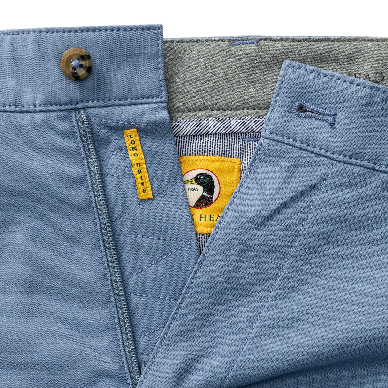 9" Long Drive Performance Short - Chambray Blue - Image 4