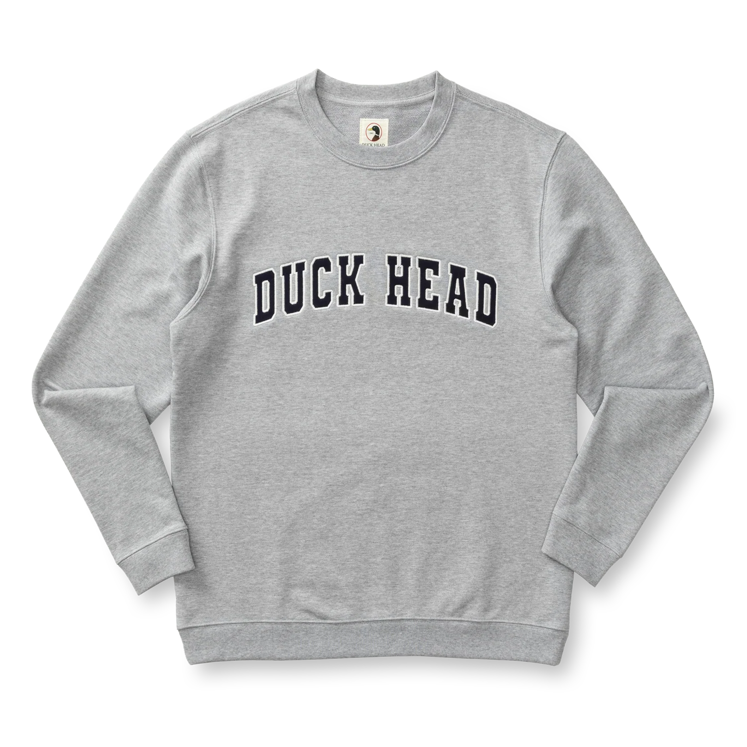 Applique Crewneck Sweatshirt - Heather Grey - Image 3