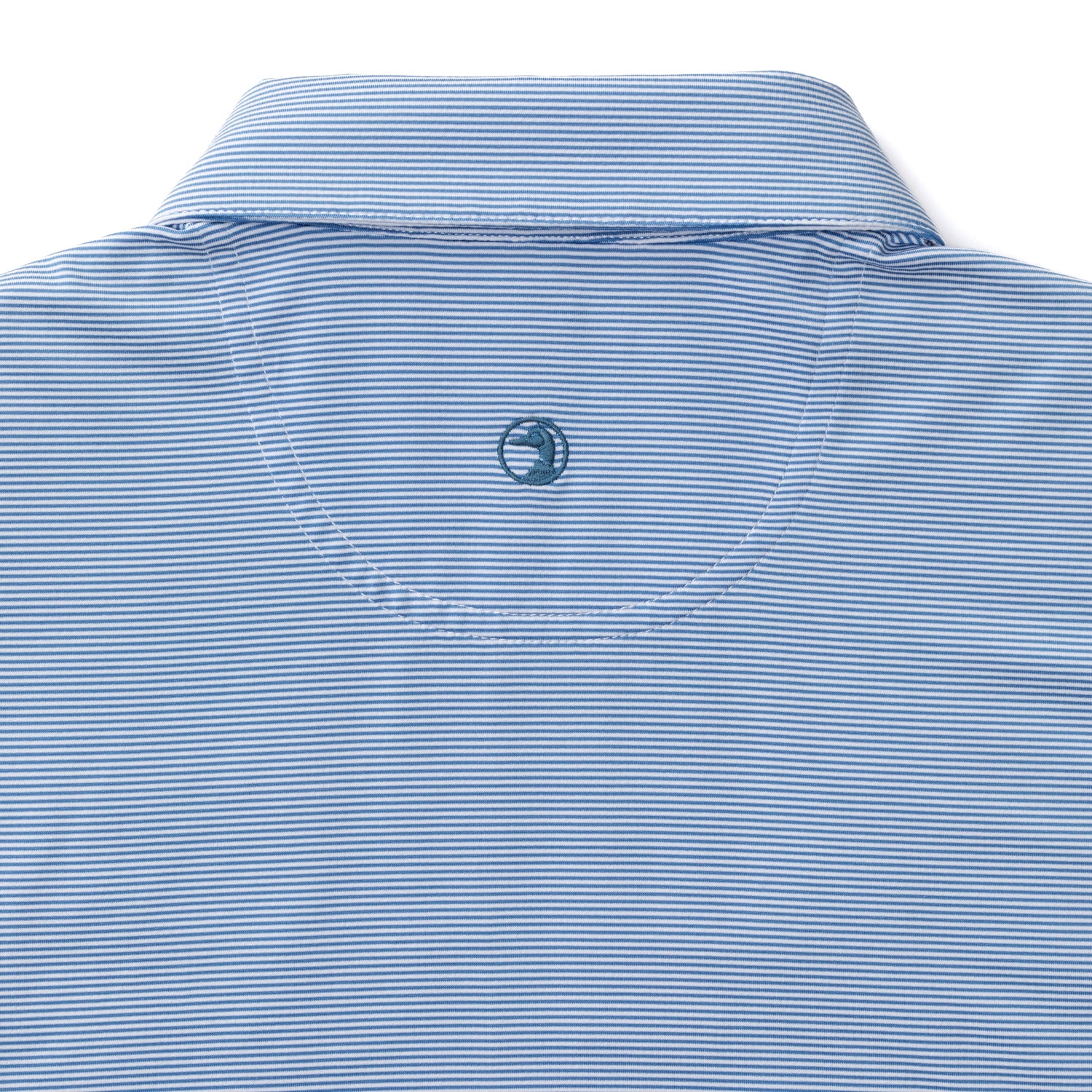 Long Drive Performance Polo - Blane Stripe - Lake Blue - Image 6