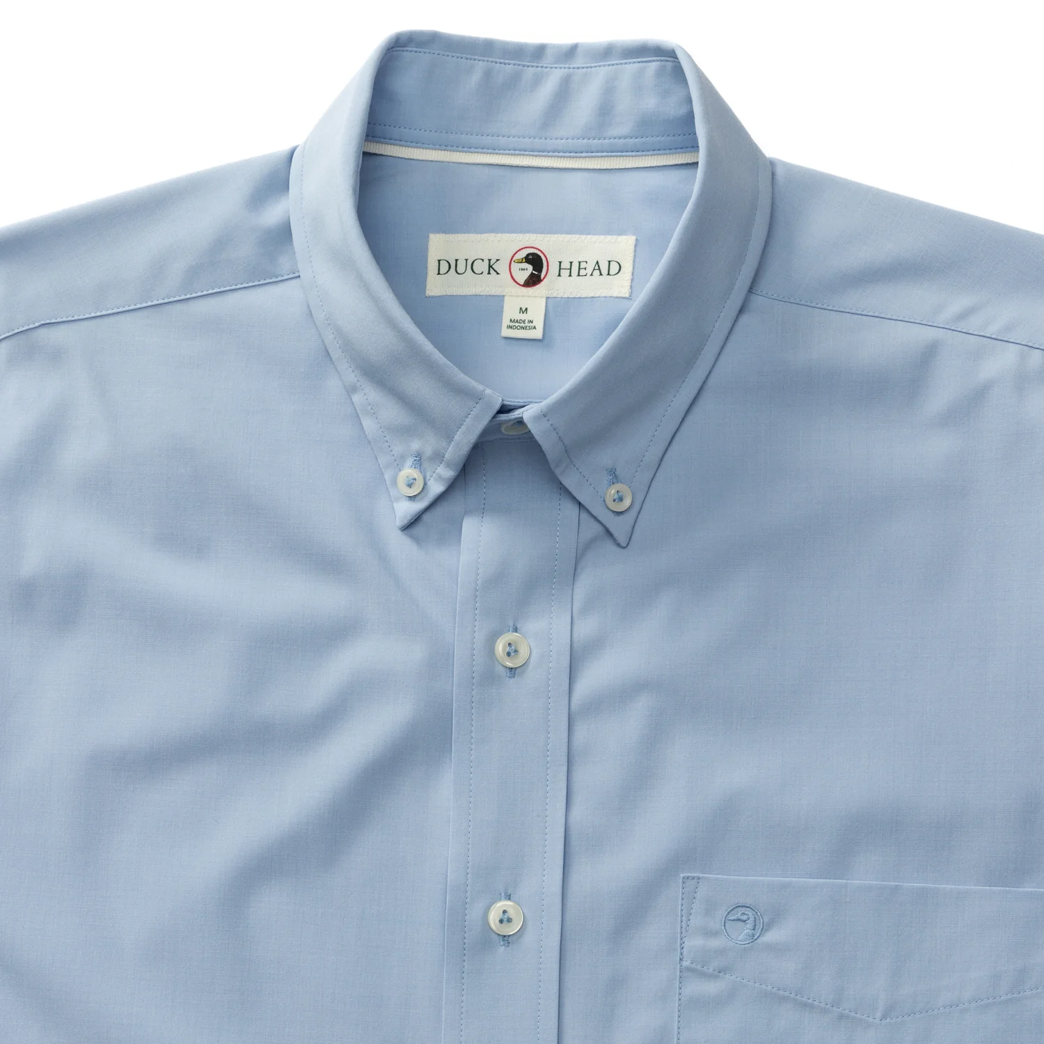 Performance Poplin Sport Shirt - Boyce Solid - Light Blue - Image 3