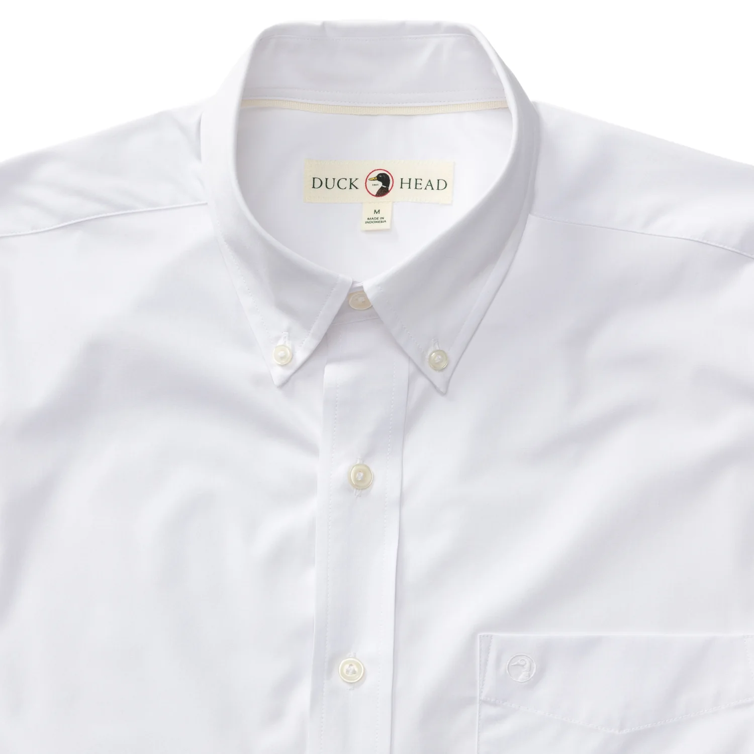 Performance Poplin Sport Shirt - Boyce Solid- White - Image 3