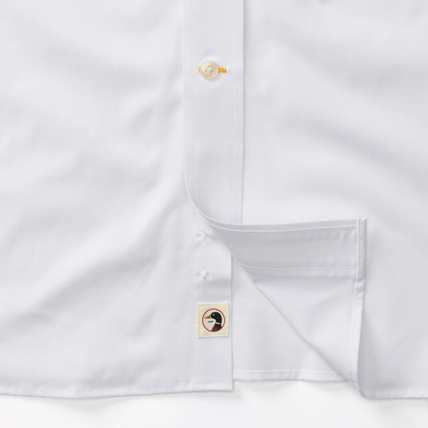 Performance Poplin Sport Shirt - Boyce Solid- White - Image 4