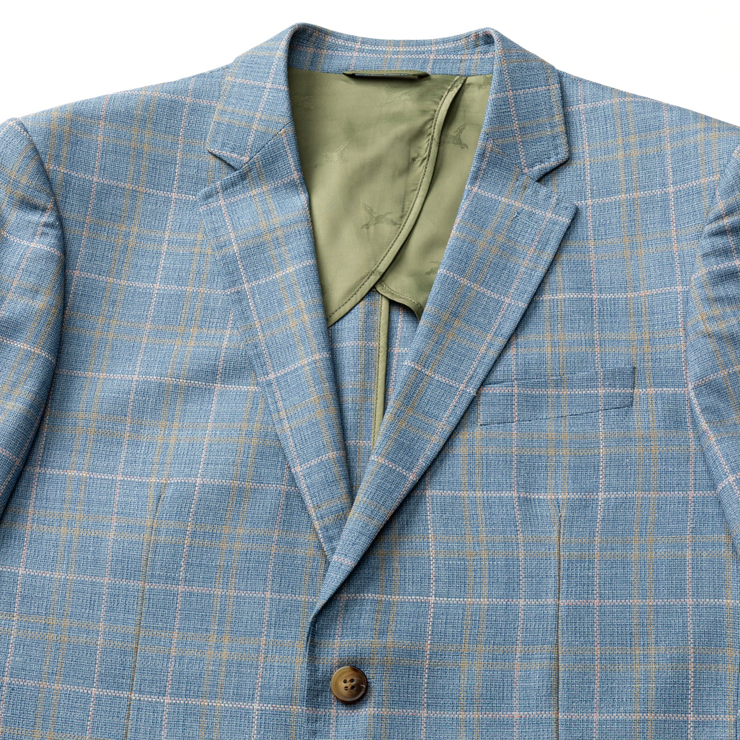 Bradner Plaid Sport Coat - Chambray Blue - Image 4