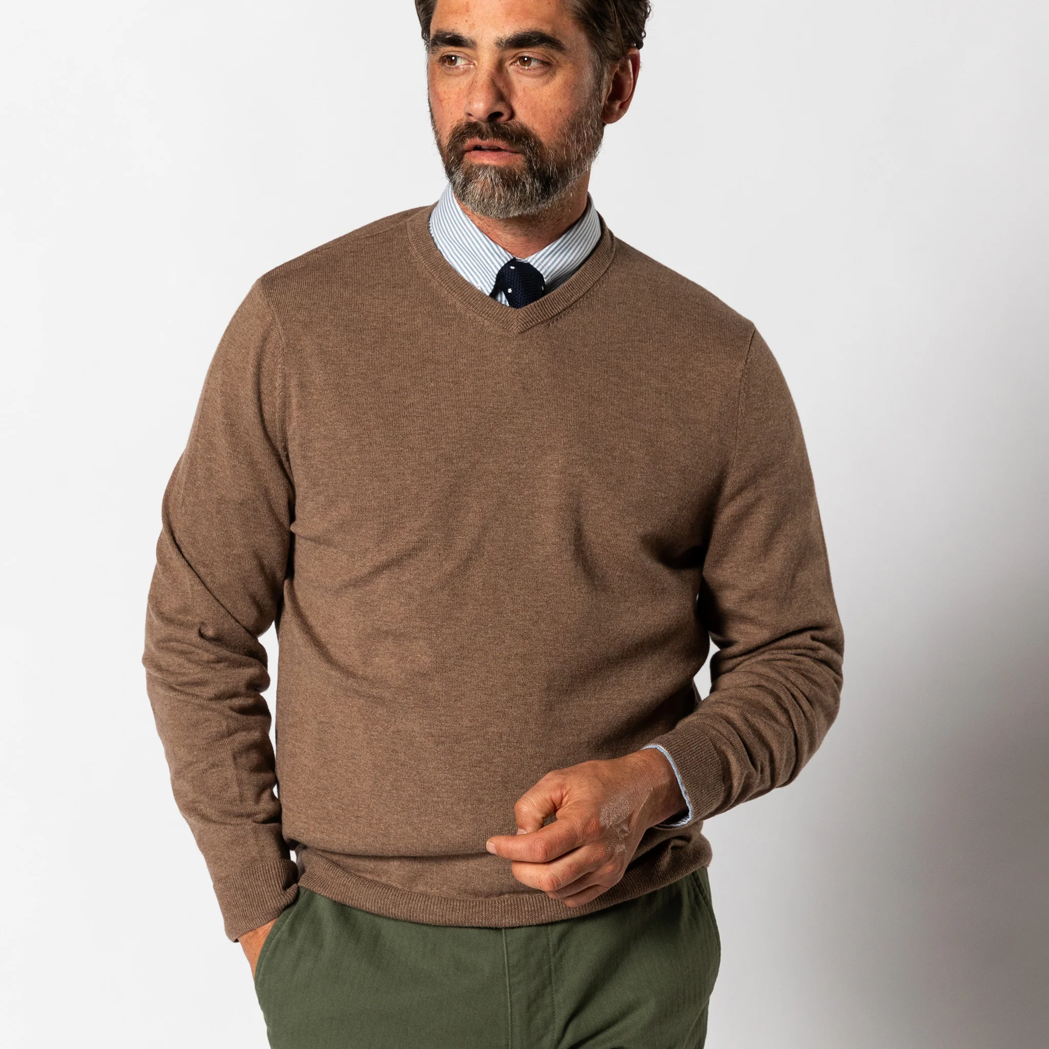 Buckley Merino V-Neck Sweater - SALE - Image 4