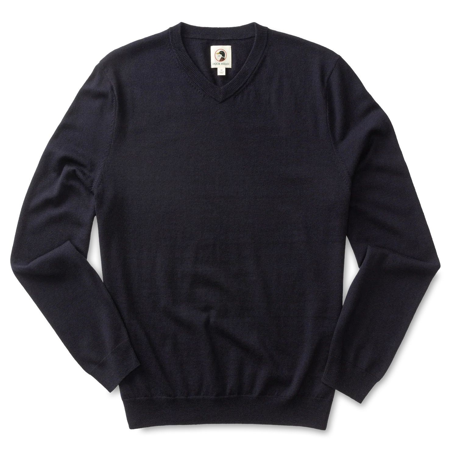 Buckley Merino V-Neck Sweater - Navy - Image 4