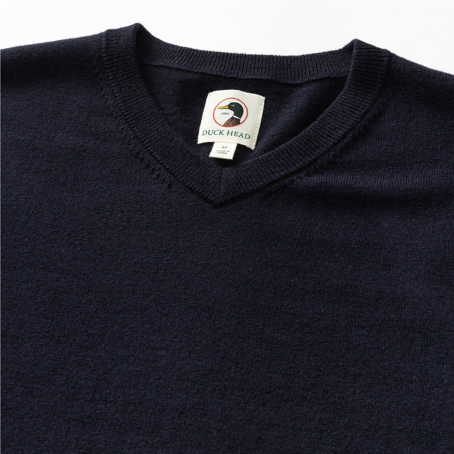 Buckley Merino V-Neck Sweater - Navy - Image 5