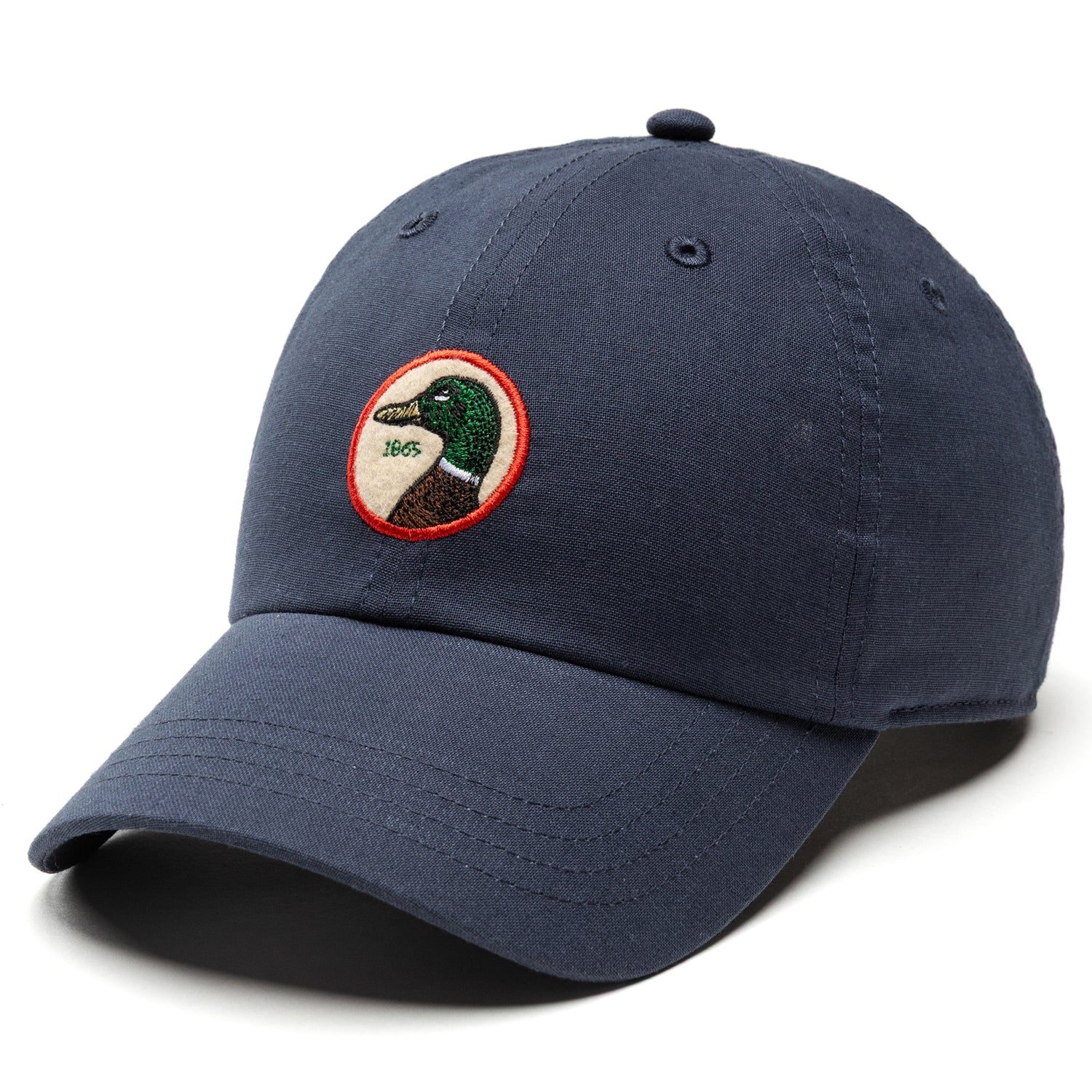 Circle Patch Cotton Linen Hat - Image 2