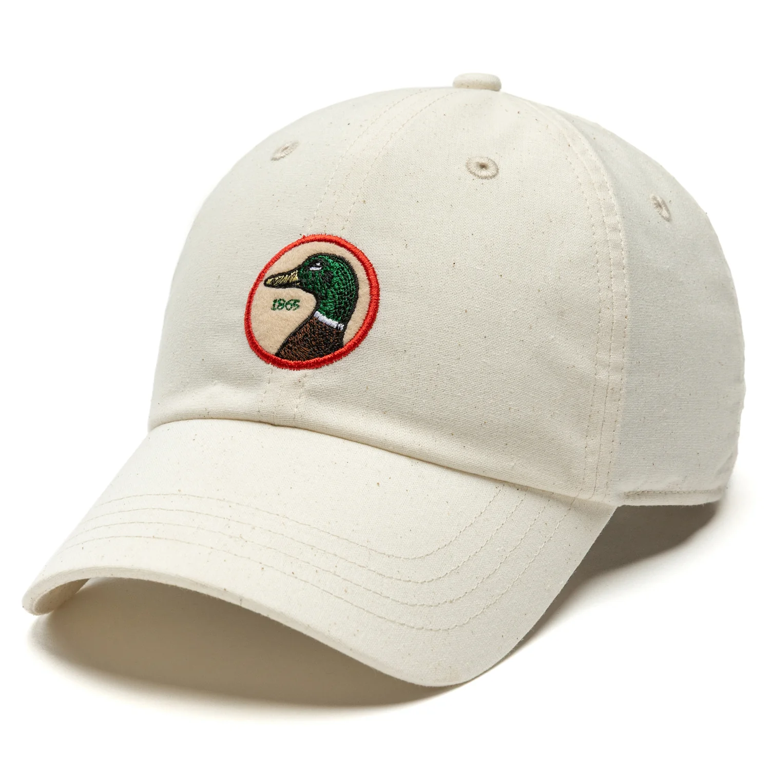 Circle Patch Cotton Linen Hat - Image 3