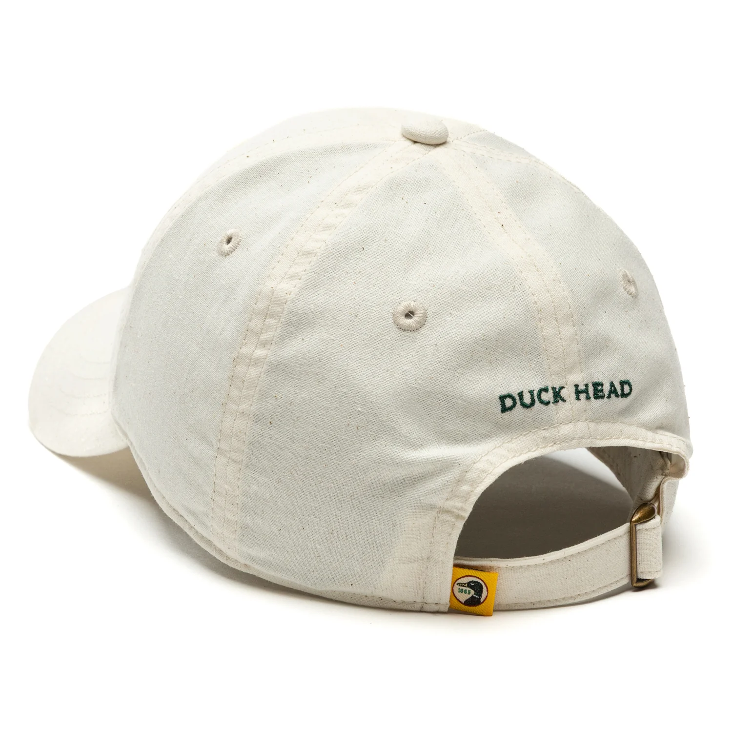 Circle Patch Cotton Linen Hat - Natural - Image 2