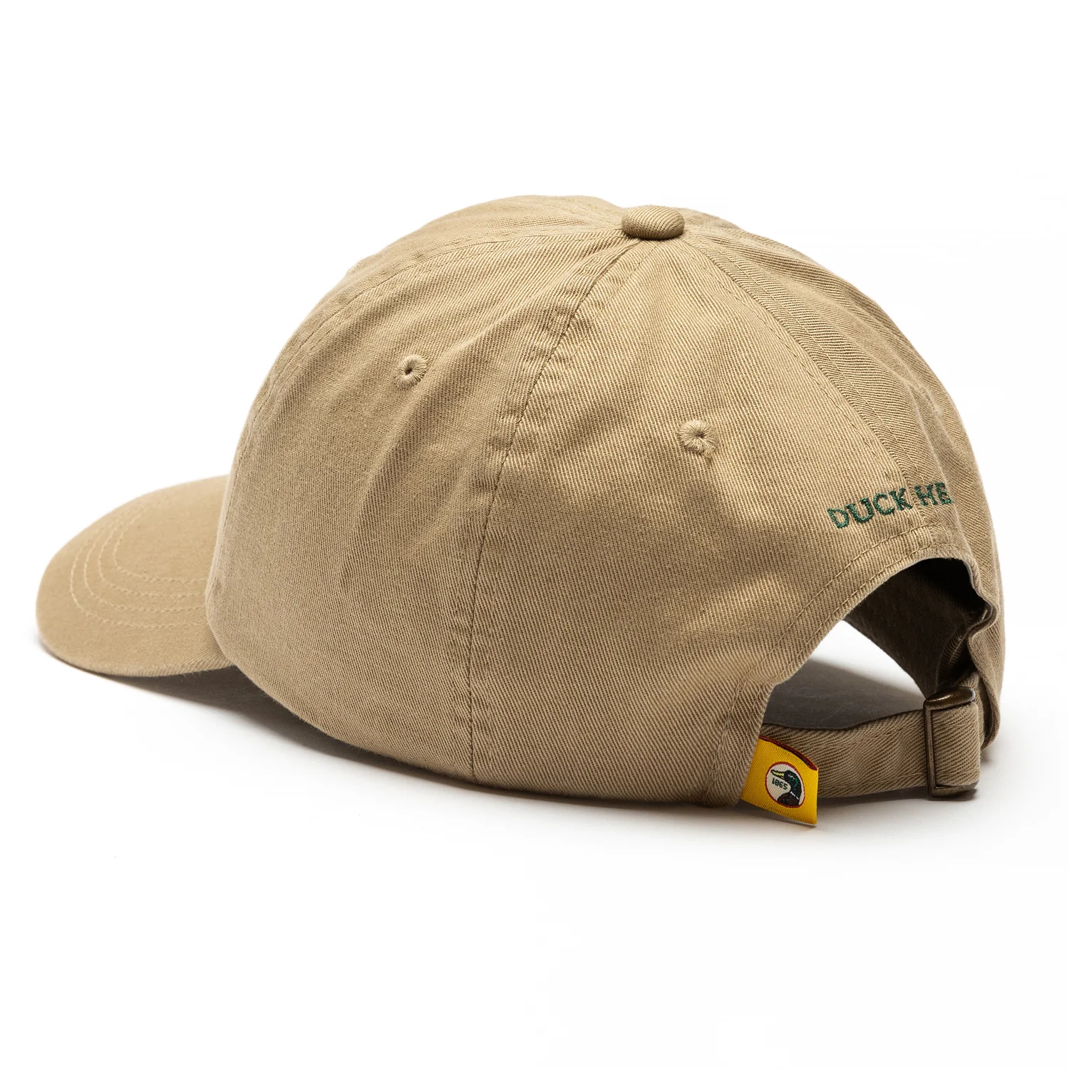 Circle Patch Twill Hat - Khaki - Image 2