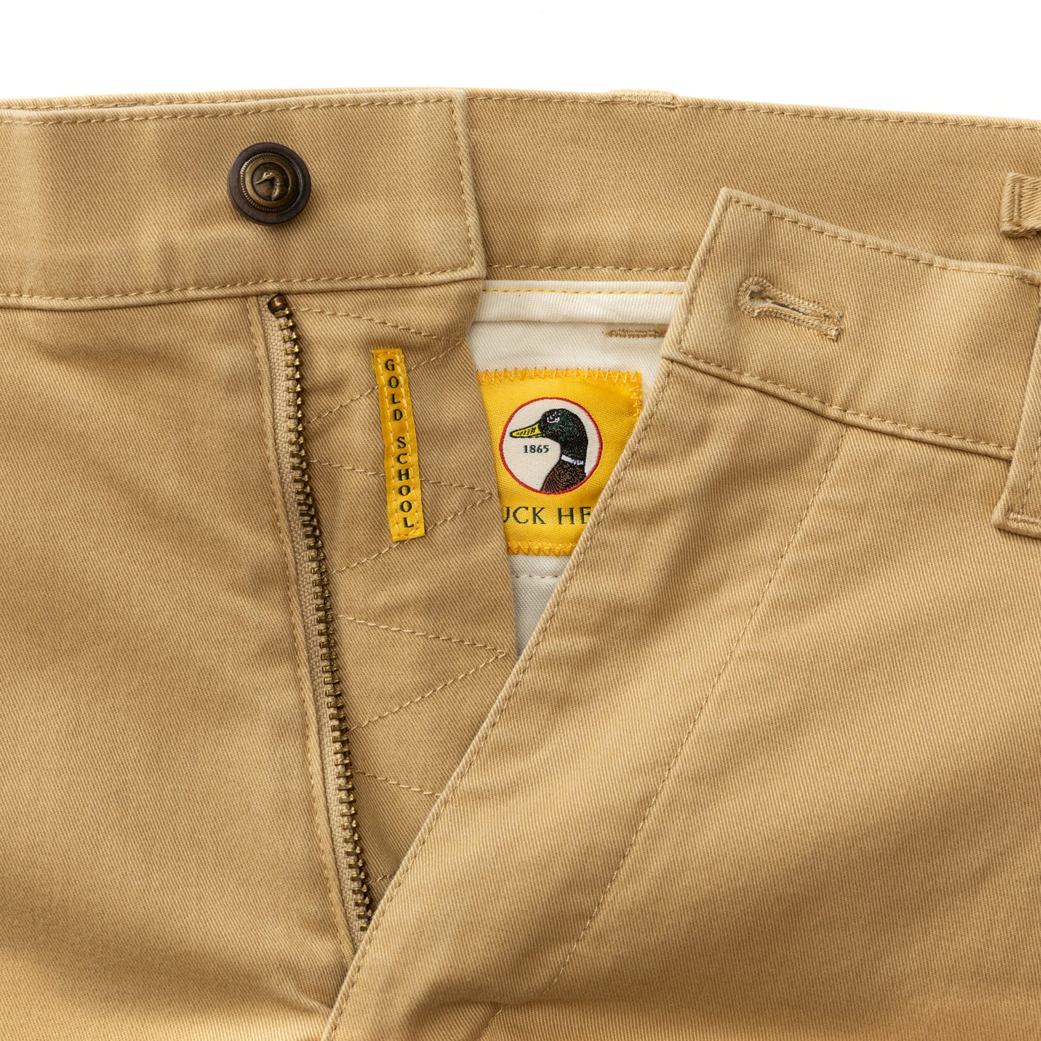 Classic Fit Gold School Chino - Original Khaki - Image 4