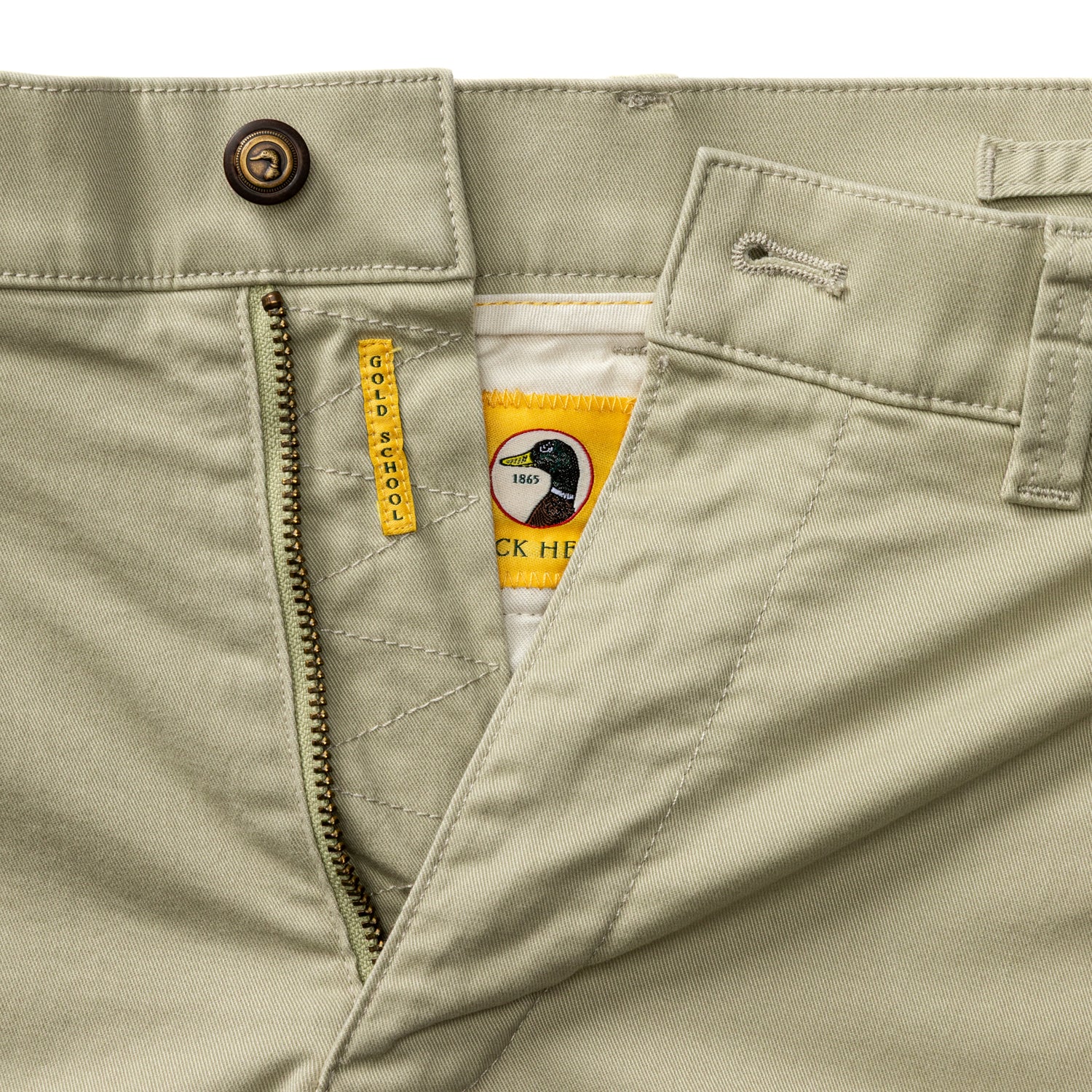 Classic Fit Gold School Chino - Sandstone - Image 4