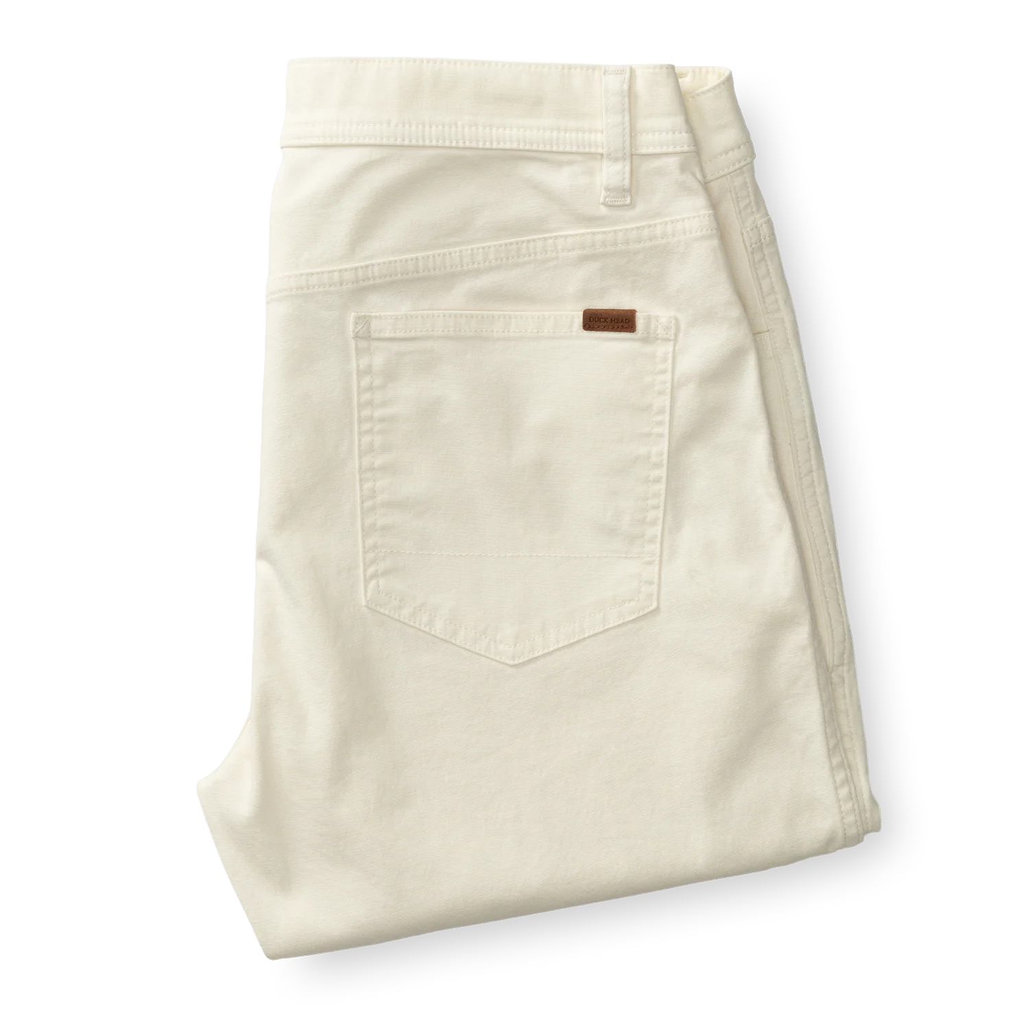 Classic Fit Pinpoint Canvas Five-Pocket - Antique White - Image 3