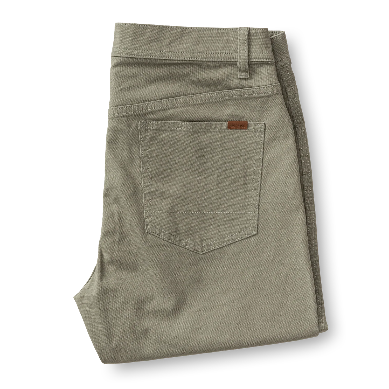 Classic Fit Pinpoint Canvas Five-Pocket - Mist Grey - Image 3