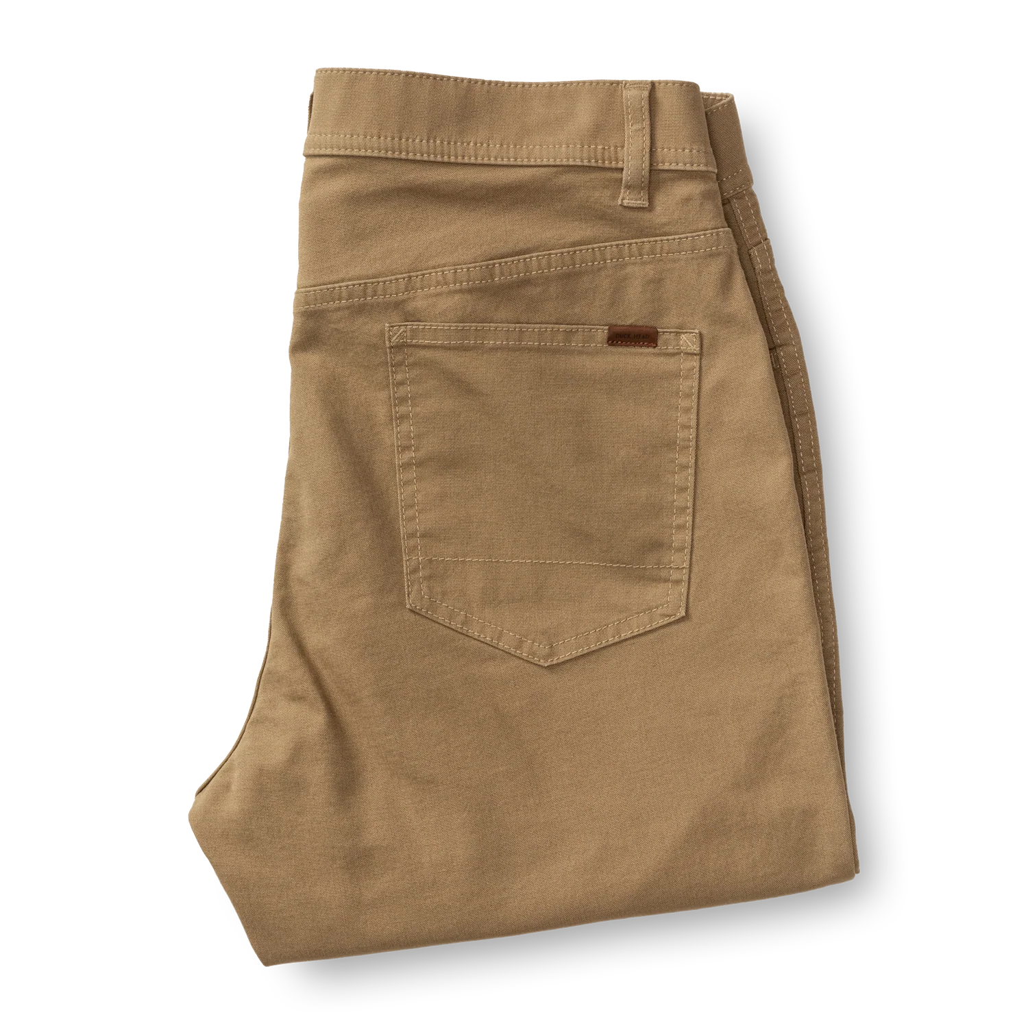 Classic Fit Pinpoint Canvas Five-Pocket - Weathered Oak - Image 3