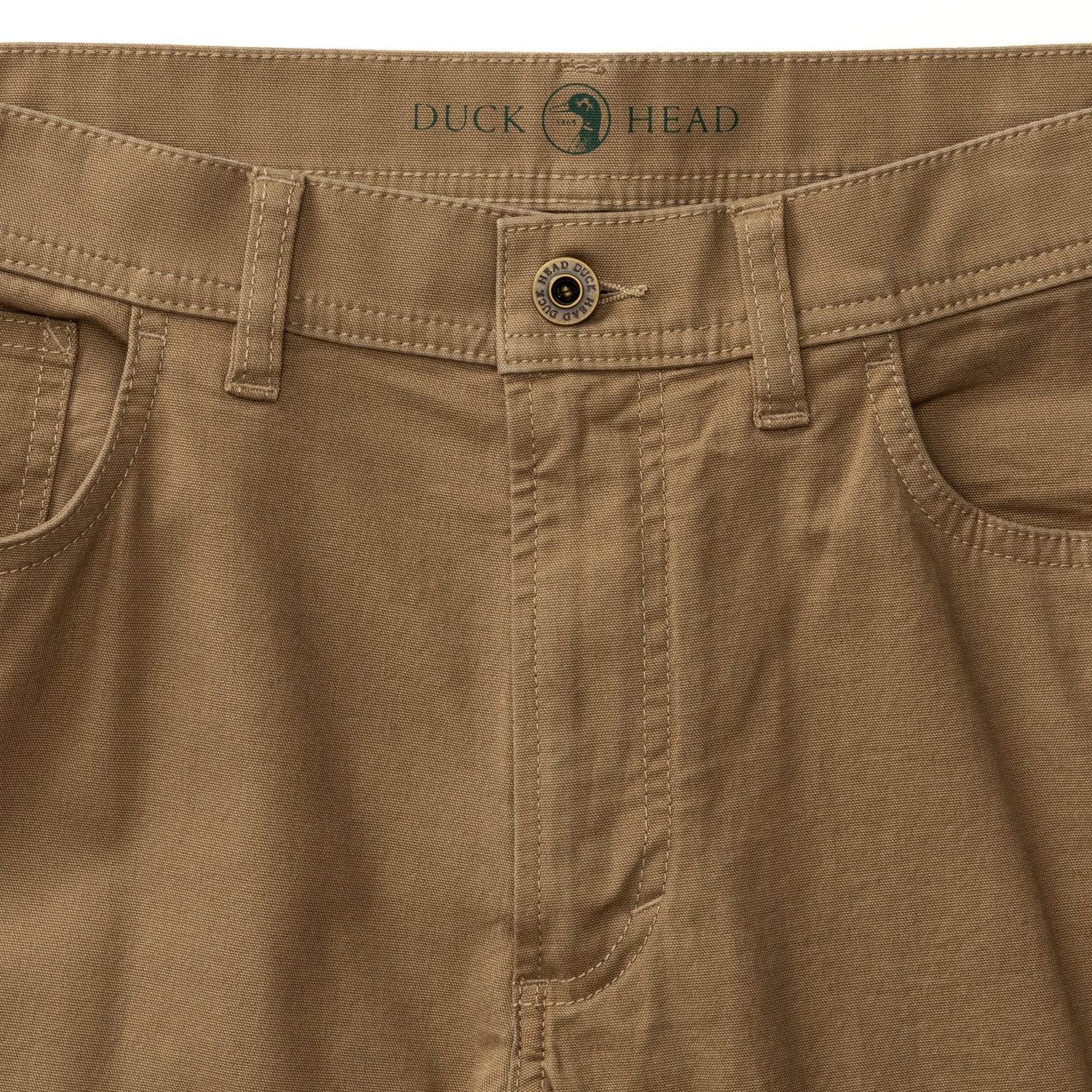 Classic Fit Pinpoint Canvas Five-Pocket - Weathered Oak - Image 4
