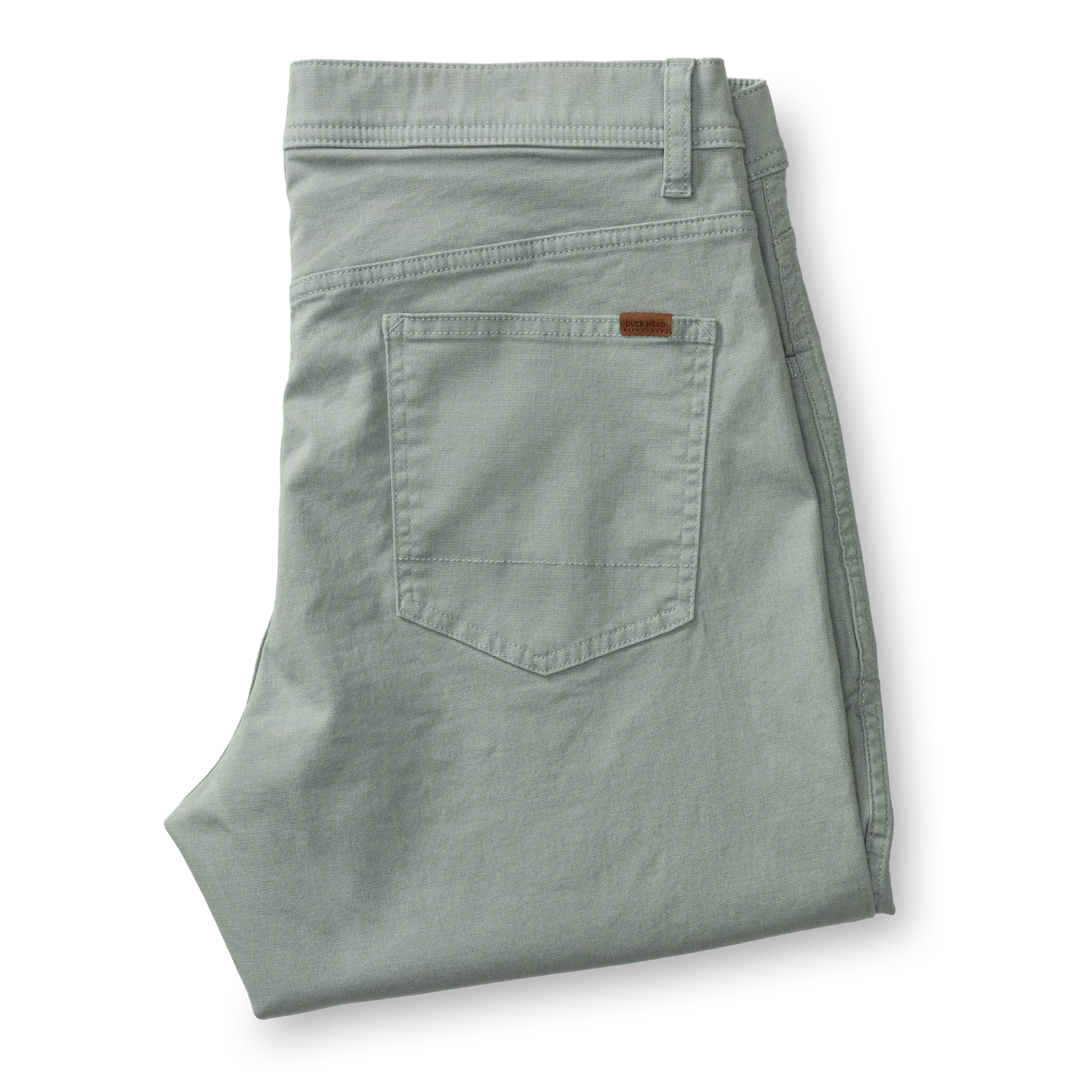 Classic Fit Pinpoint Canvas Five-Pocket - Pewter Grey - Image 3