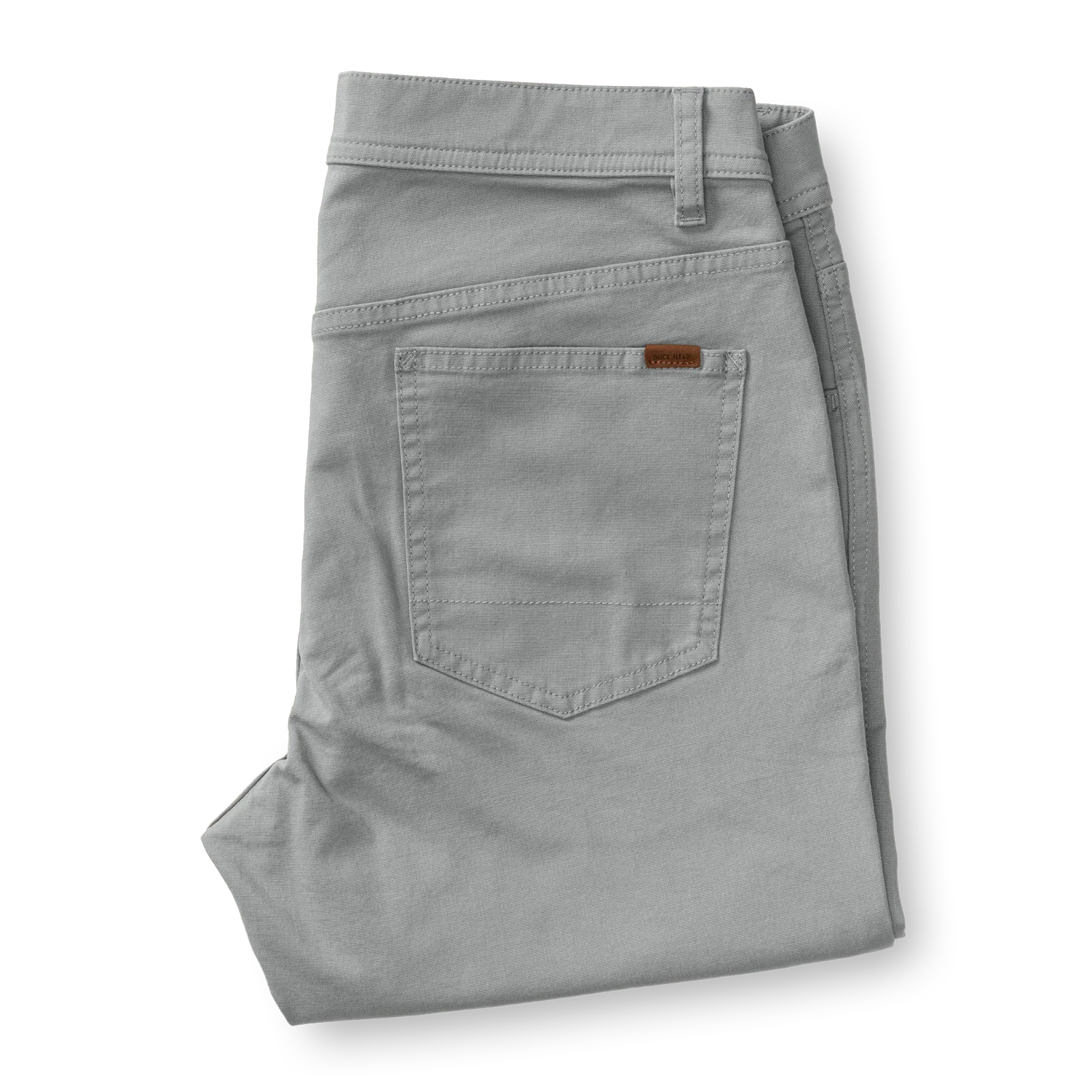 Classic Fit Pinpoint Canvas Five-Pocket - Shadow Grey - Image 3