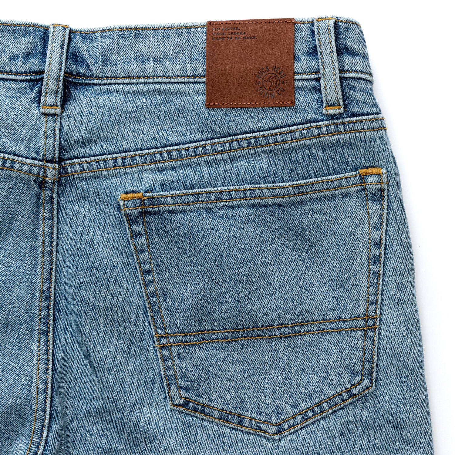 Classic Straight Denim - Light Wash - Image 10