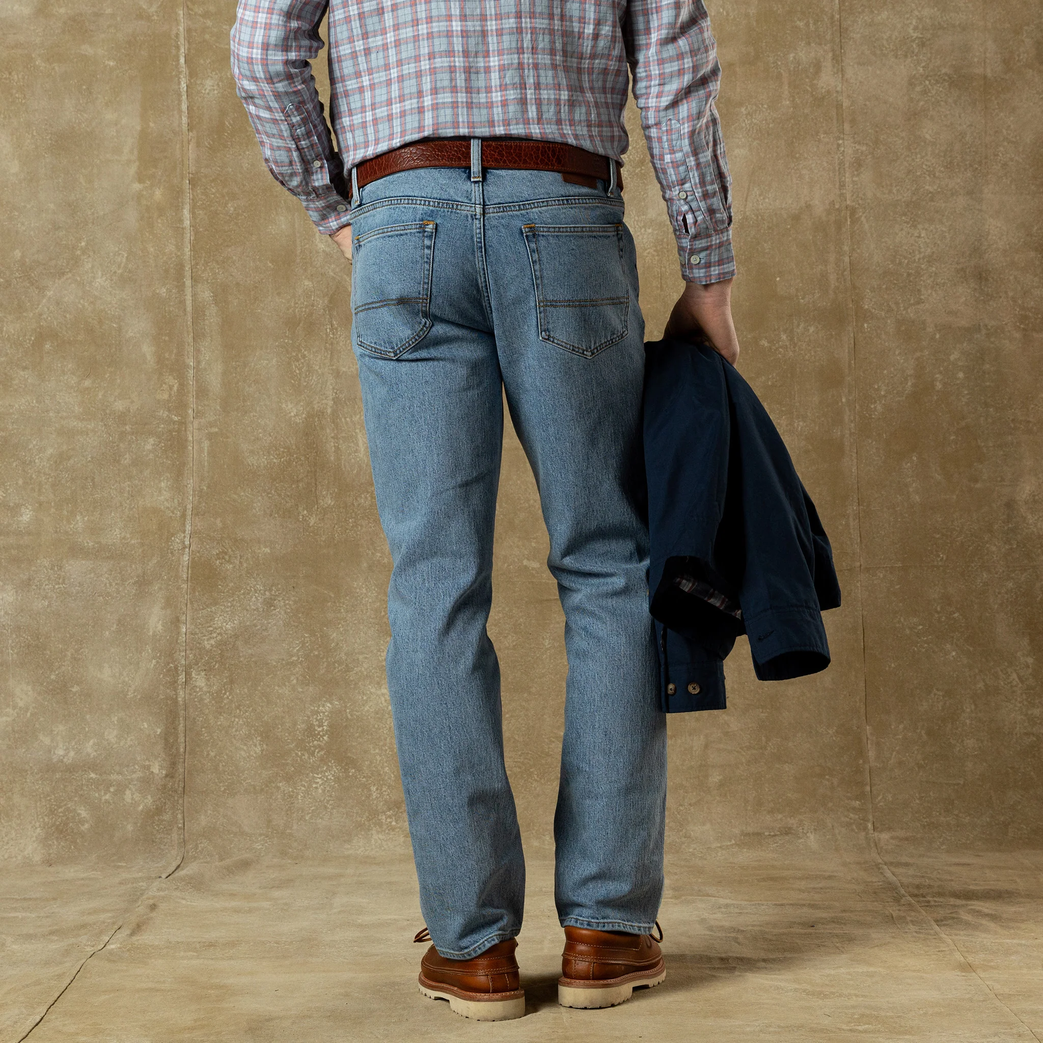 Classic Straight Denim - Light Wash - Image 4