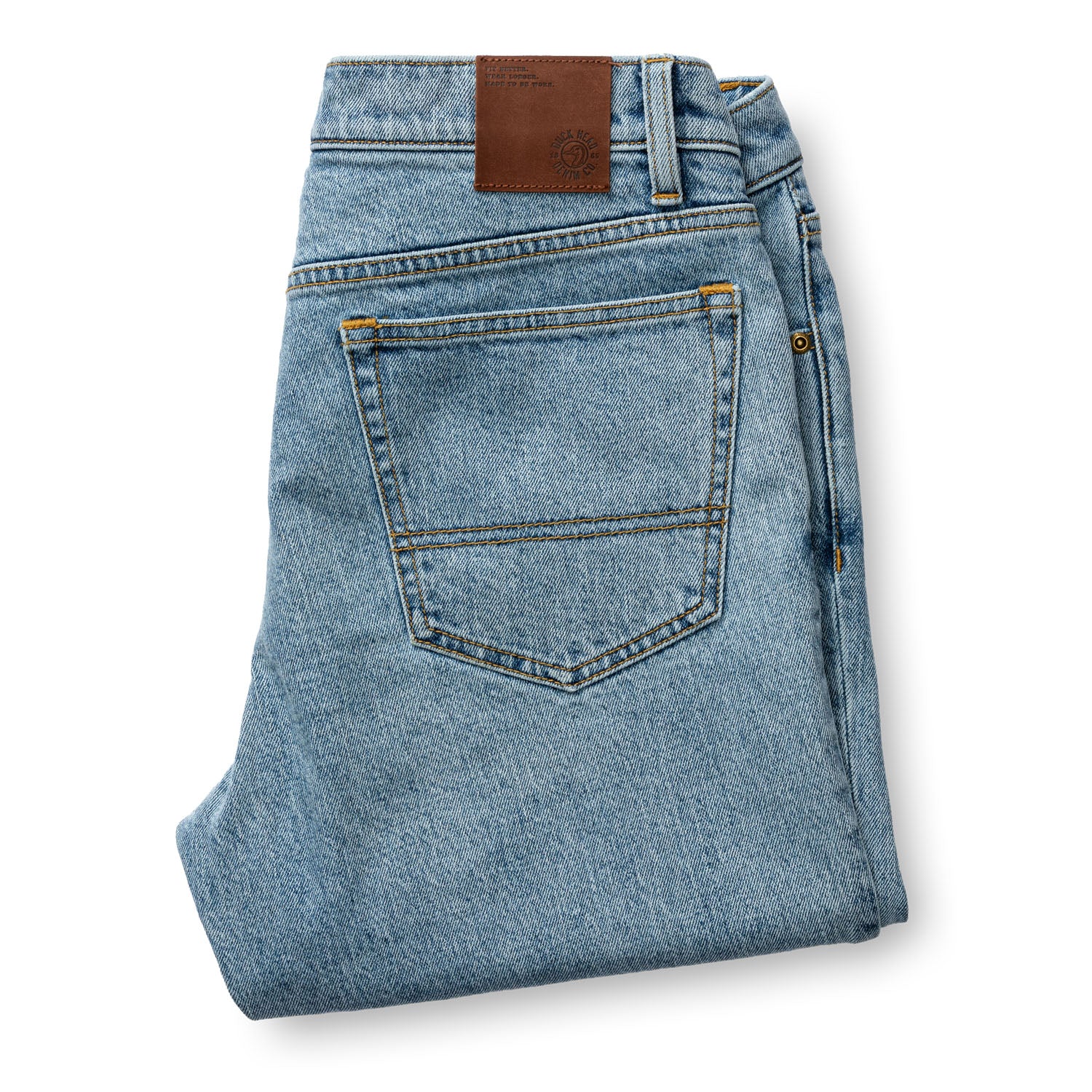 Classic Straight Denim - Light Wash - Image 5
